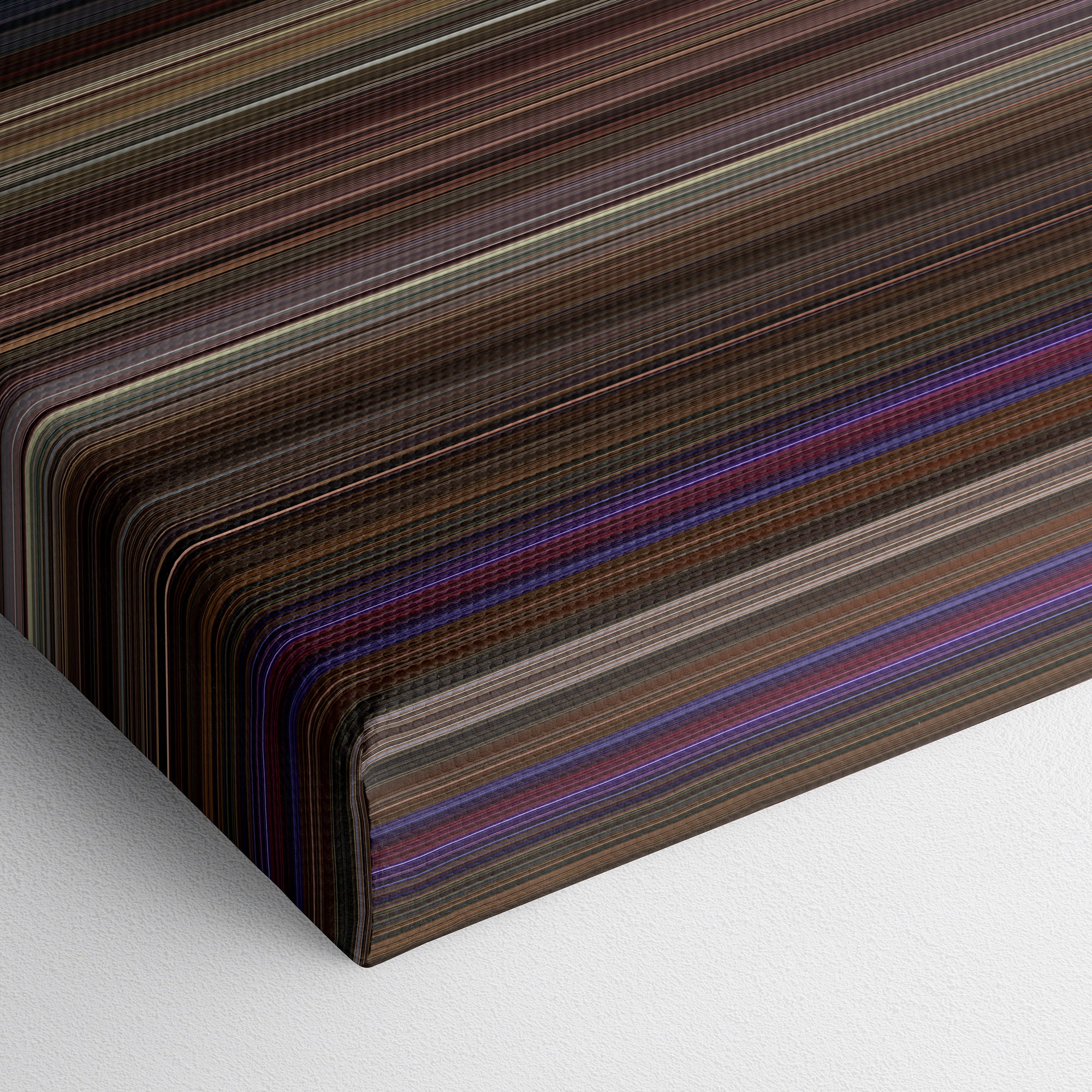 Silver Linings Playbook (2012) CineSpectrum Color Spectrum Canvas Print - Close Up of Bottom of Print