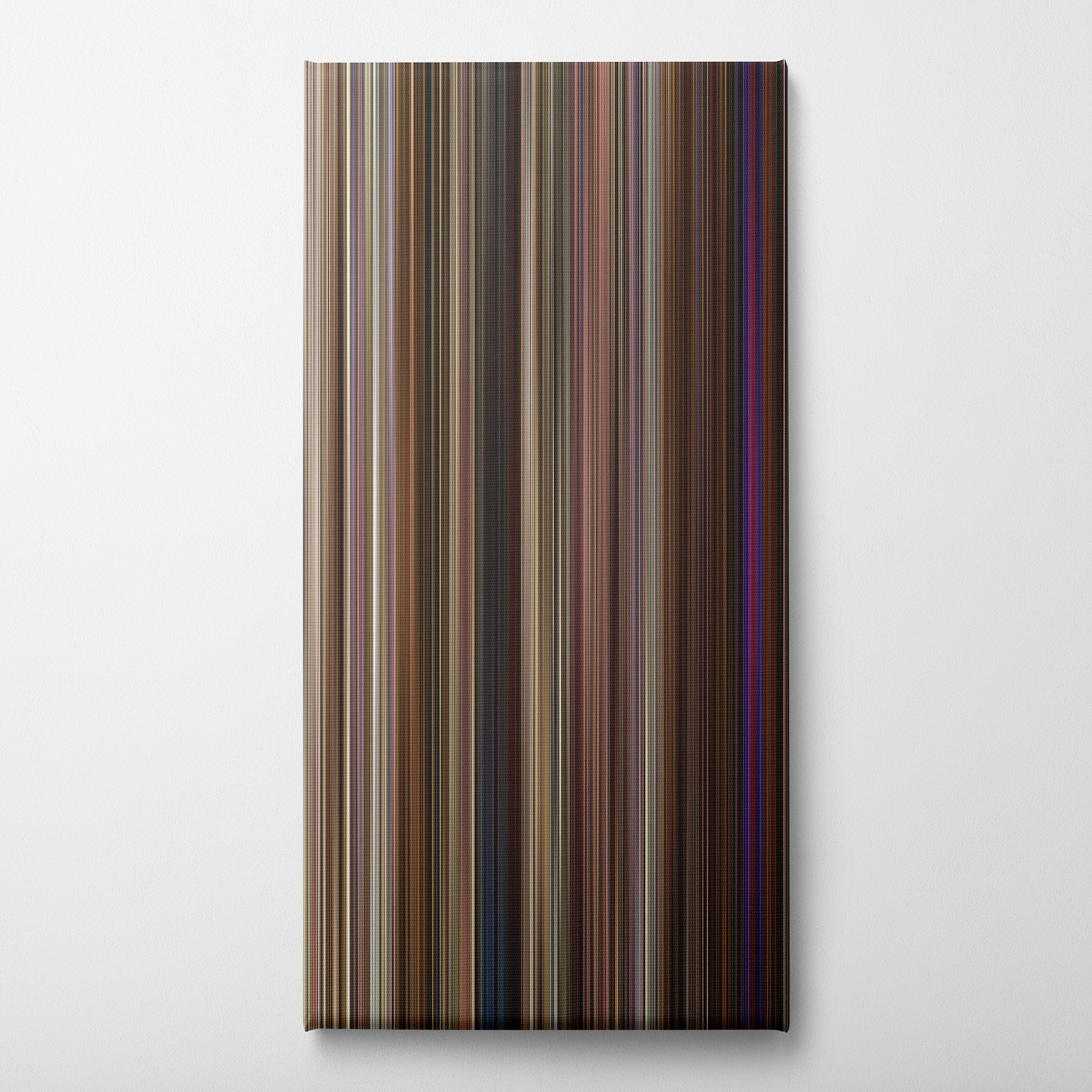 Silver Linings Playbook (2012) CineSpectrum Color Spectrum Canvas Print - Vertical on Wall