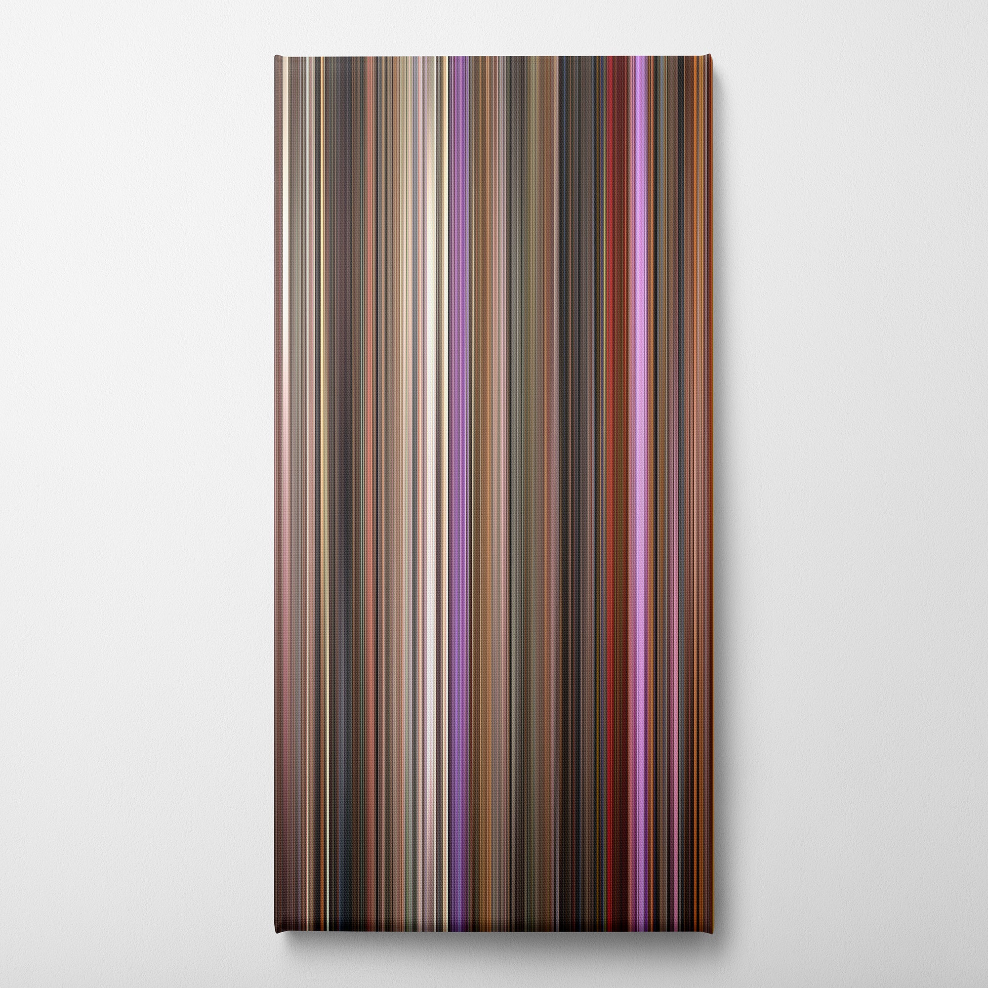 Singin' in the Rain (1952) CineSpectrum Color Spectrum Canvas Print - Vertical on Wall