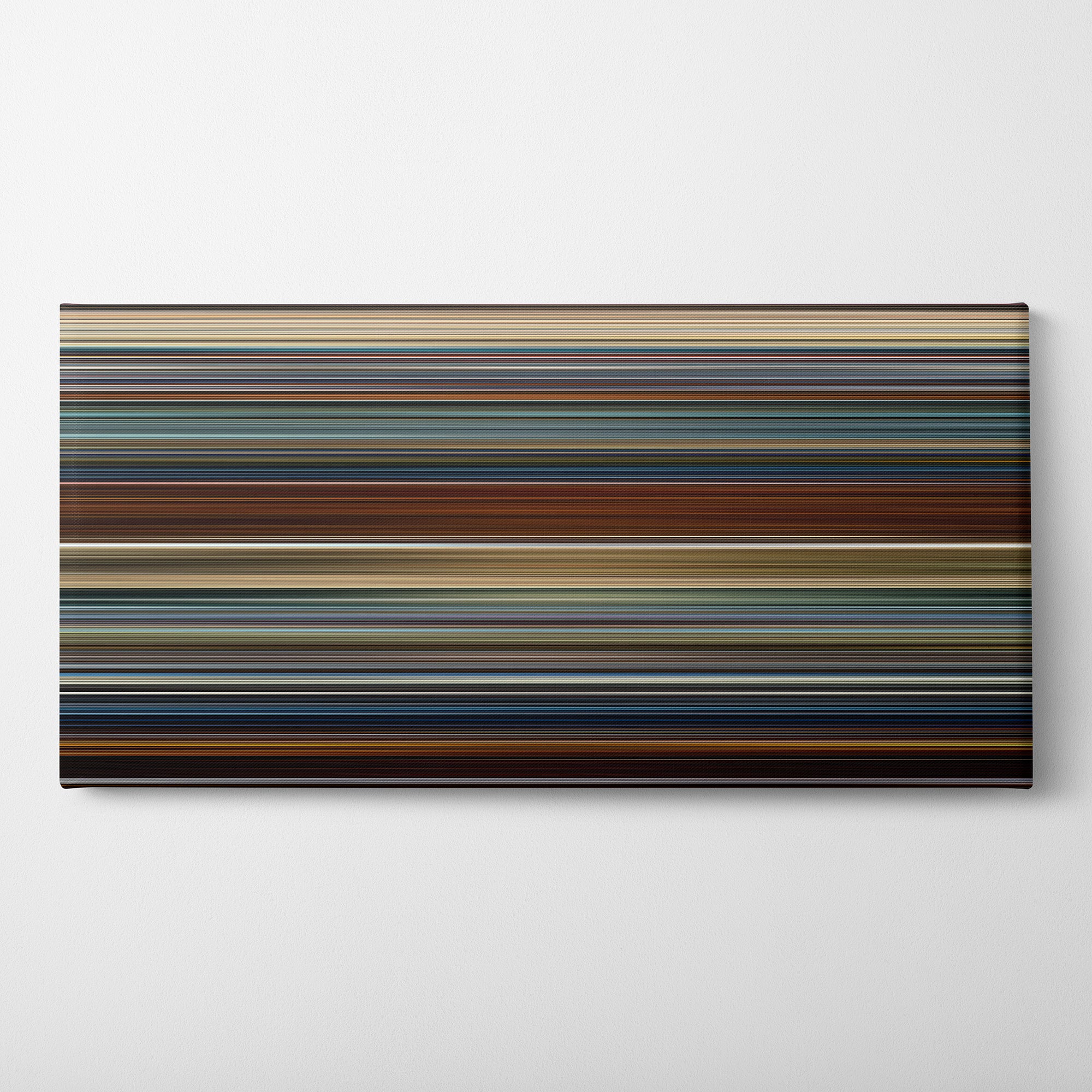 Skyfall (2012) CineSpectrum Color Spectrum Canvas Print - Horizontal on Wall
