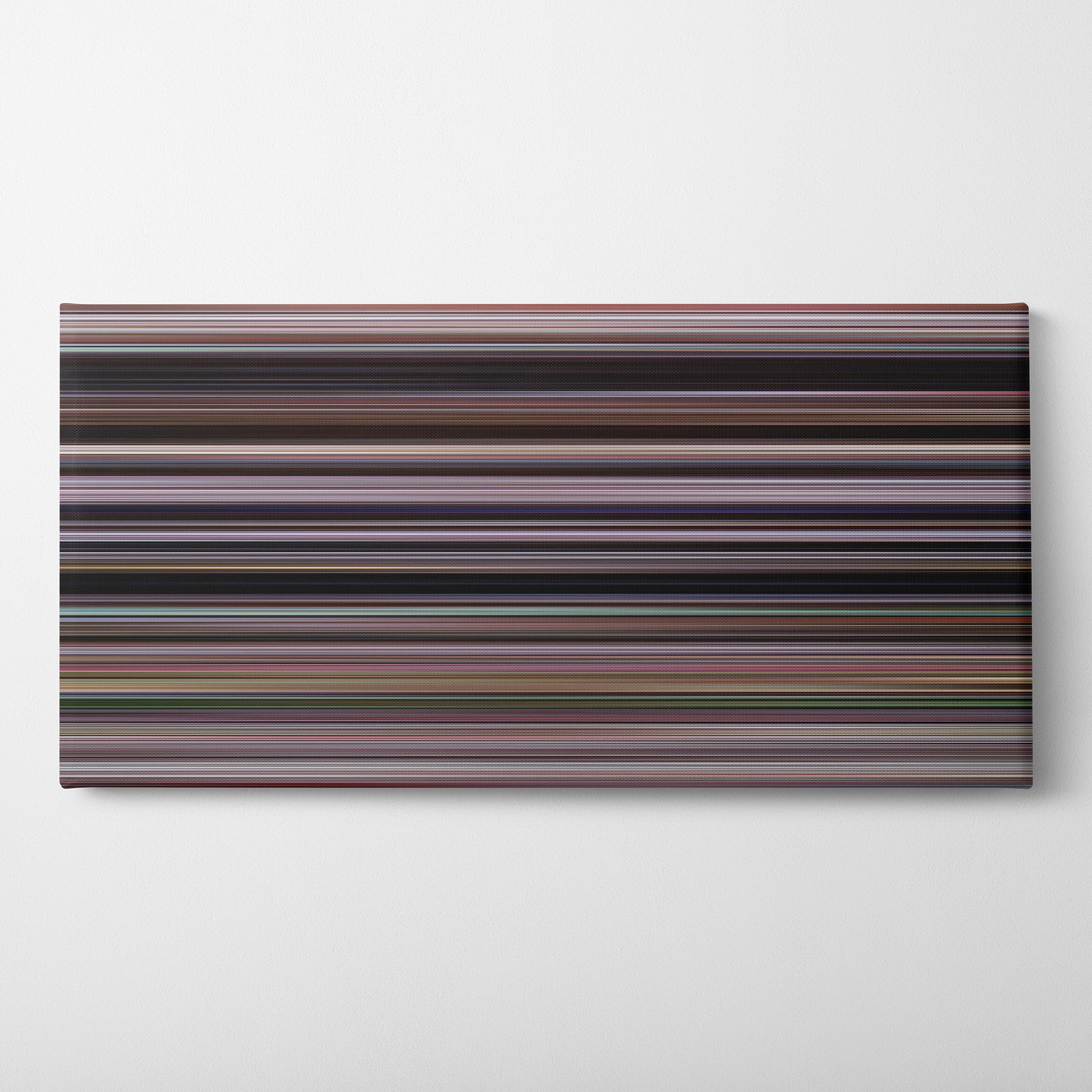 Slap Shot (1977) CineSpectrum Color Spectrum Canvas Print - Horizontal on Wall