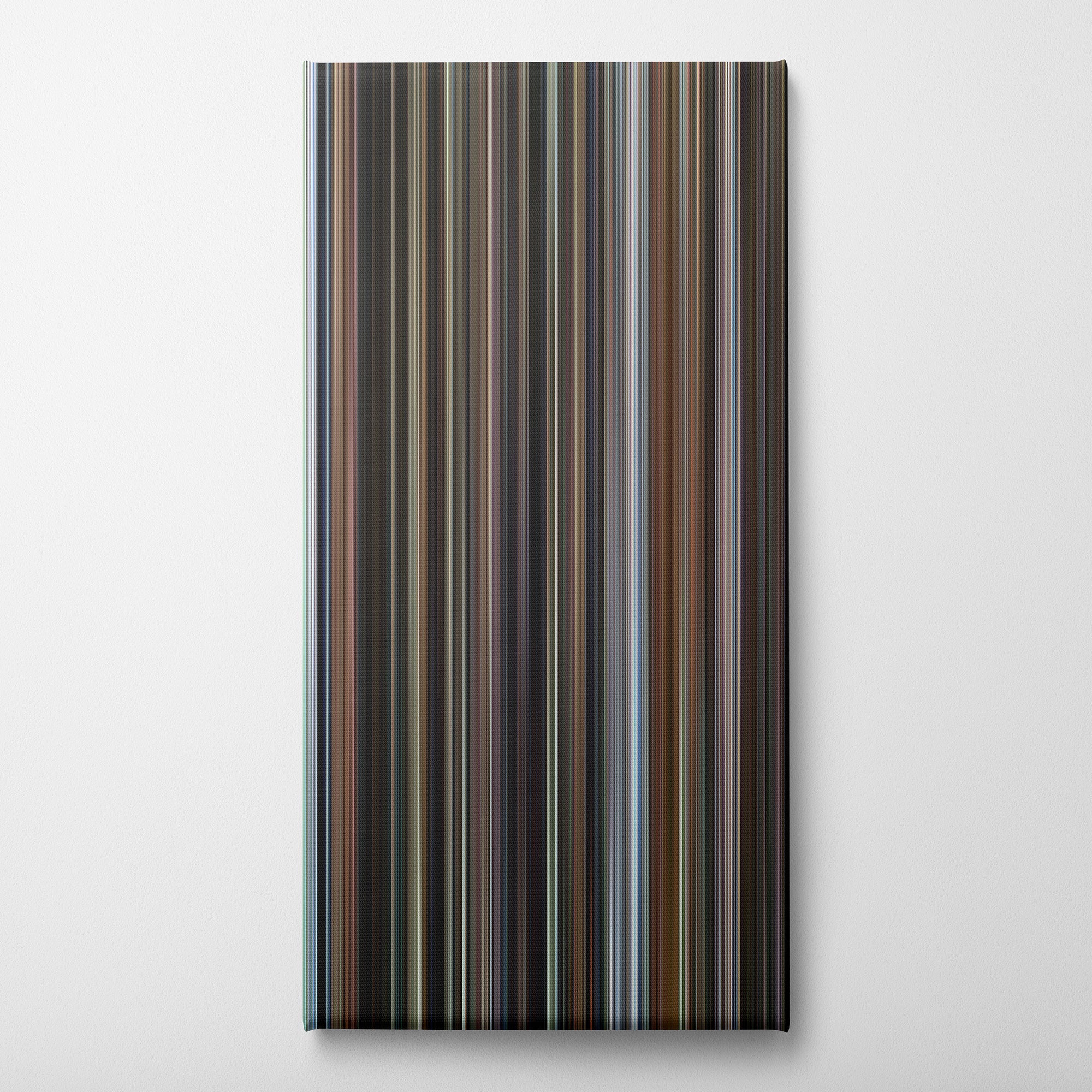 Sleepless in Seattle (1993) CineSpectrum Color Spectrum Canvas Print - Vertical on Wall