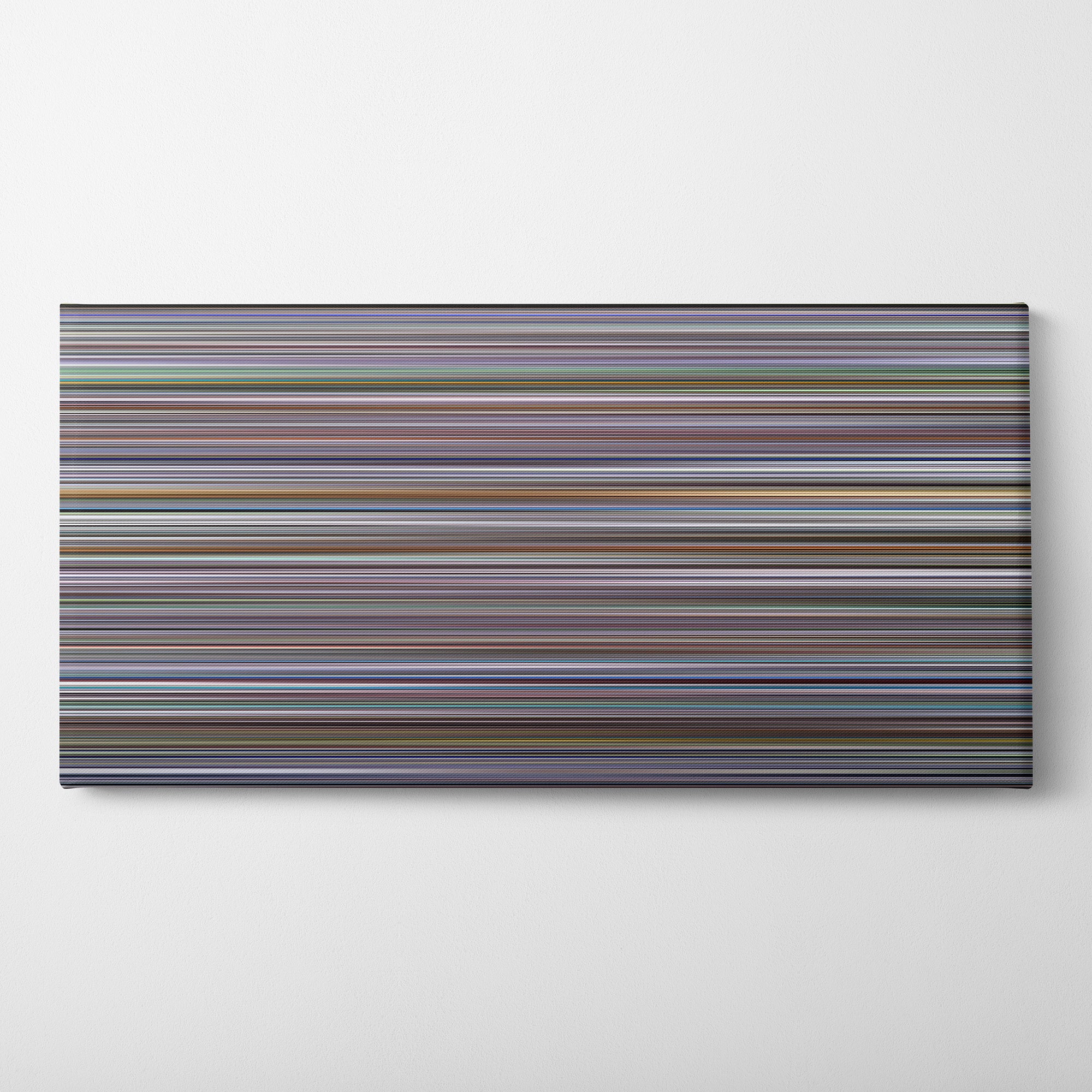 Song to Song (2017) CineSpectrum Color Spectrum Canvas Print - Horizontal on Wall