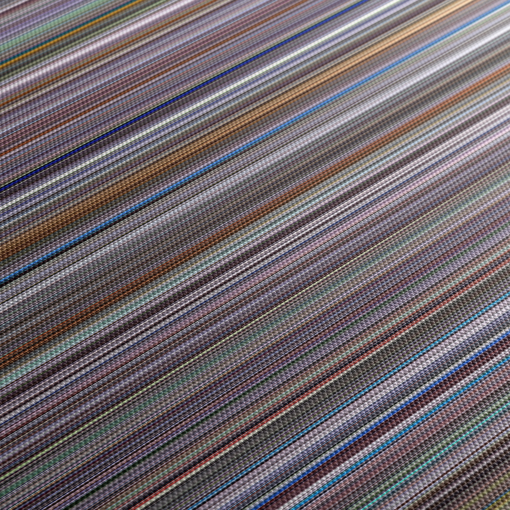 Song to Song (2017) CineSpectrum Color Spectrum Canvas Print - Close Up of Middle of Print