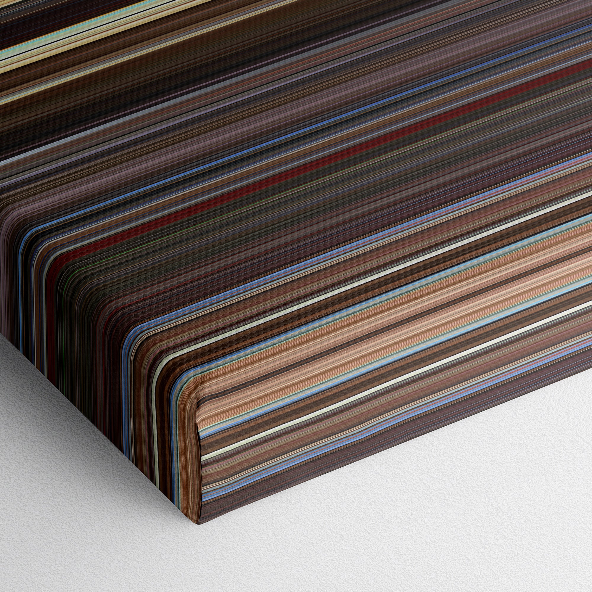 Spaceballs (1987) CineSpectrum Color Spectrum Canvas Print - Close Up of Bottom of Print