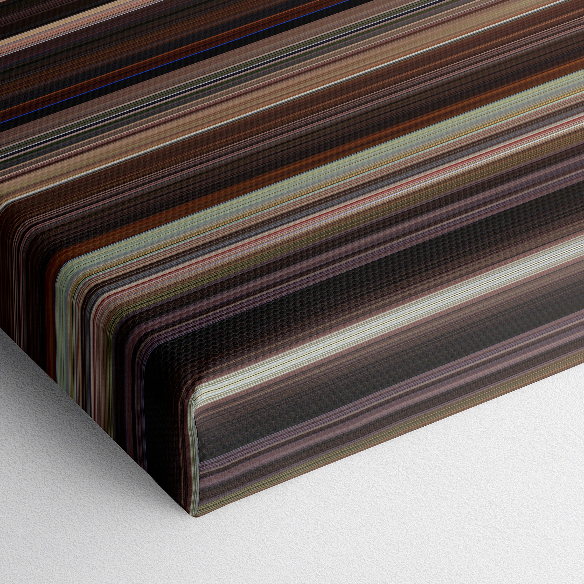 Spartacus (1960) CineSpectrum Color Spectrum Canvas Print - Close Up of Bottom of Print