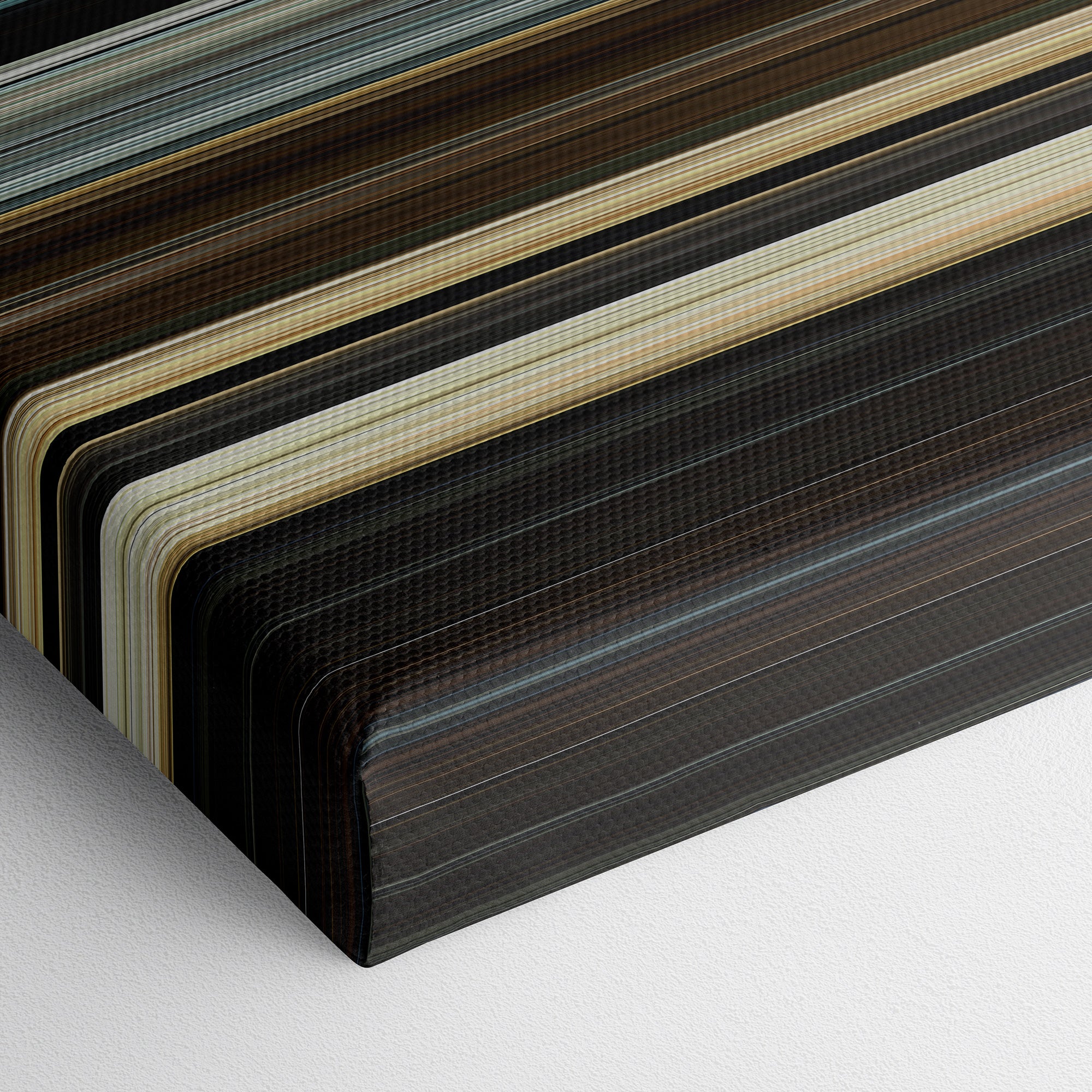 Spectre (2015) CineSpectrum Color Spectrum Canvas Print - Close Up of Bottom of Print