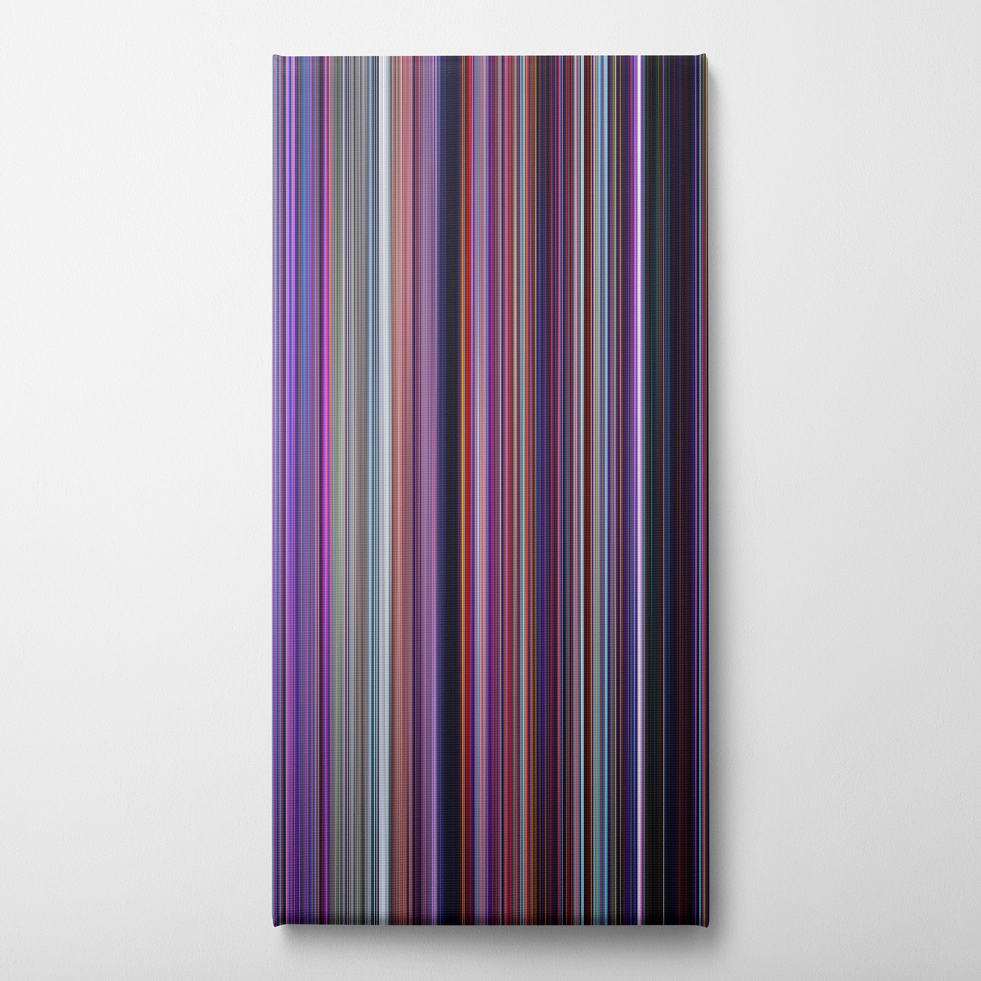 Spider-Man - Across the Spider-Verse (2023) CineSpectrum Color Spectrum Canvas Print - Vertical on Wall