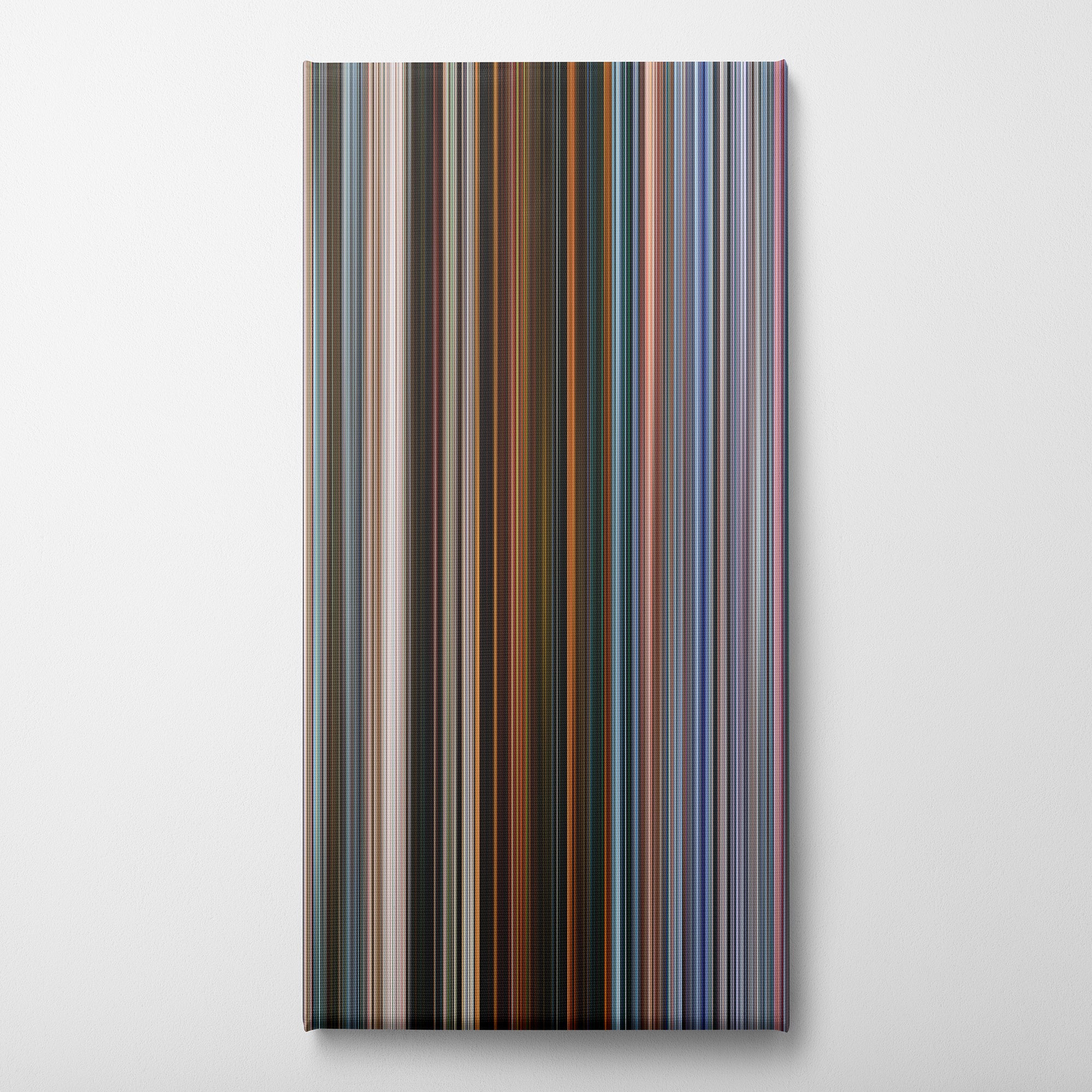 Spider-Man - Far From Home (2019) CineSpectrum Color Spectrum Canvas Print - Vertical on Wall