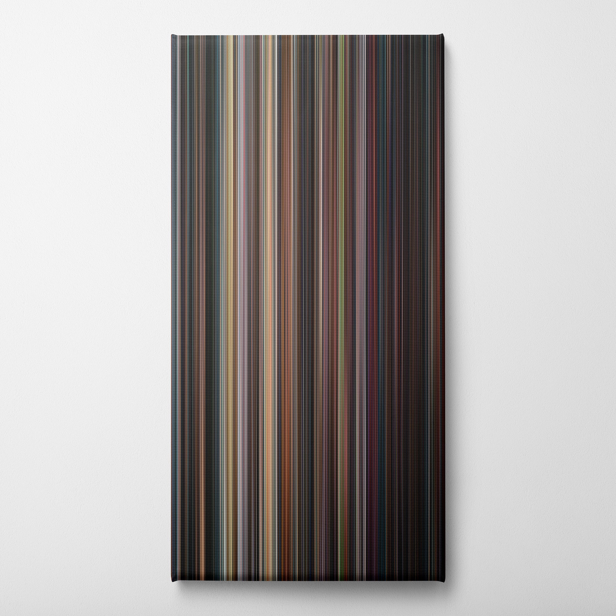 Spider-Man 3 (2007) CineSpectrum Color Spectrum Canvas Print - Vertical on Wall