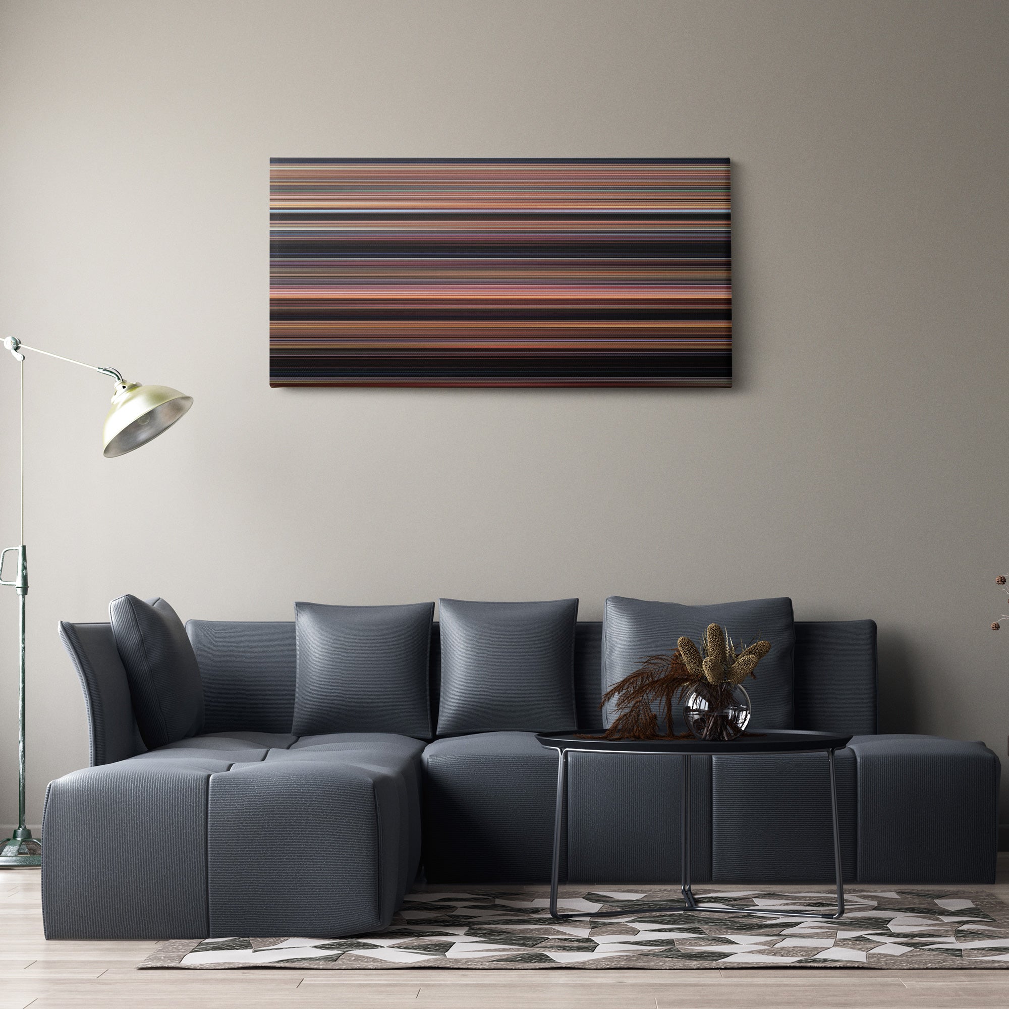 Spider-Man (2002) CineSpectrum Color Spectrum Canvas Print - Hanging Horizontal on Wall in Room