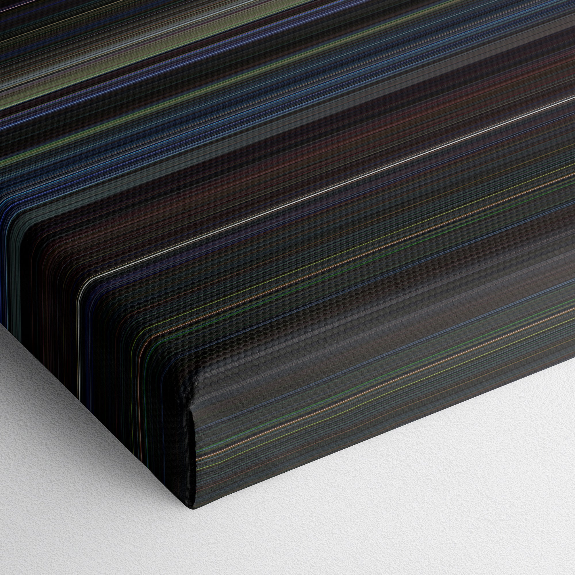 Star Trek - First Contact (1996) CineSpectrum Color Spectrum Canvas Print - Close Up of Bottom of Print