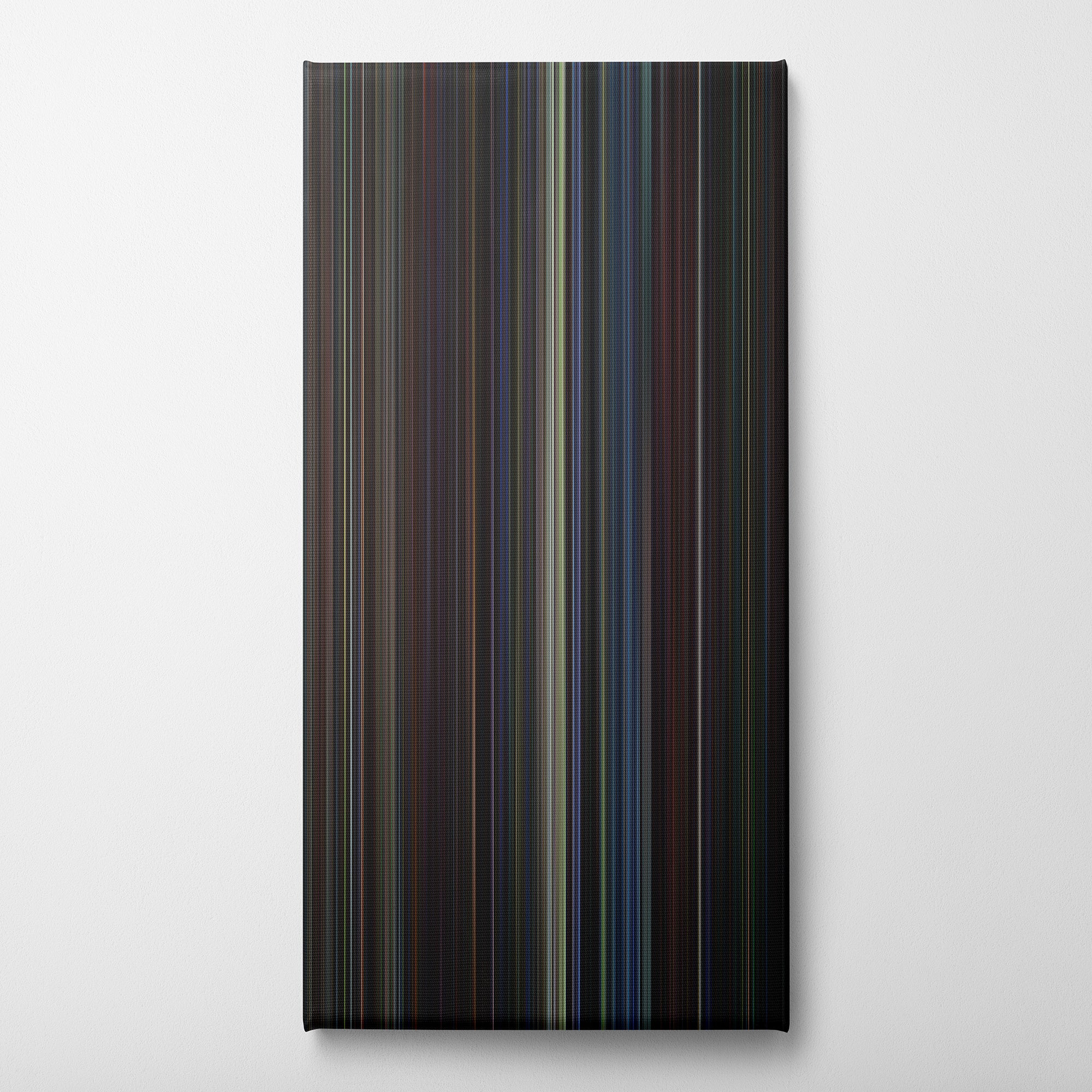 Star Trek - First Contact (1996) CineSpectrum Color Spectrum Canvas Print - Vertical on Wall