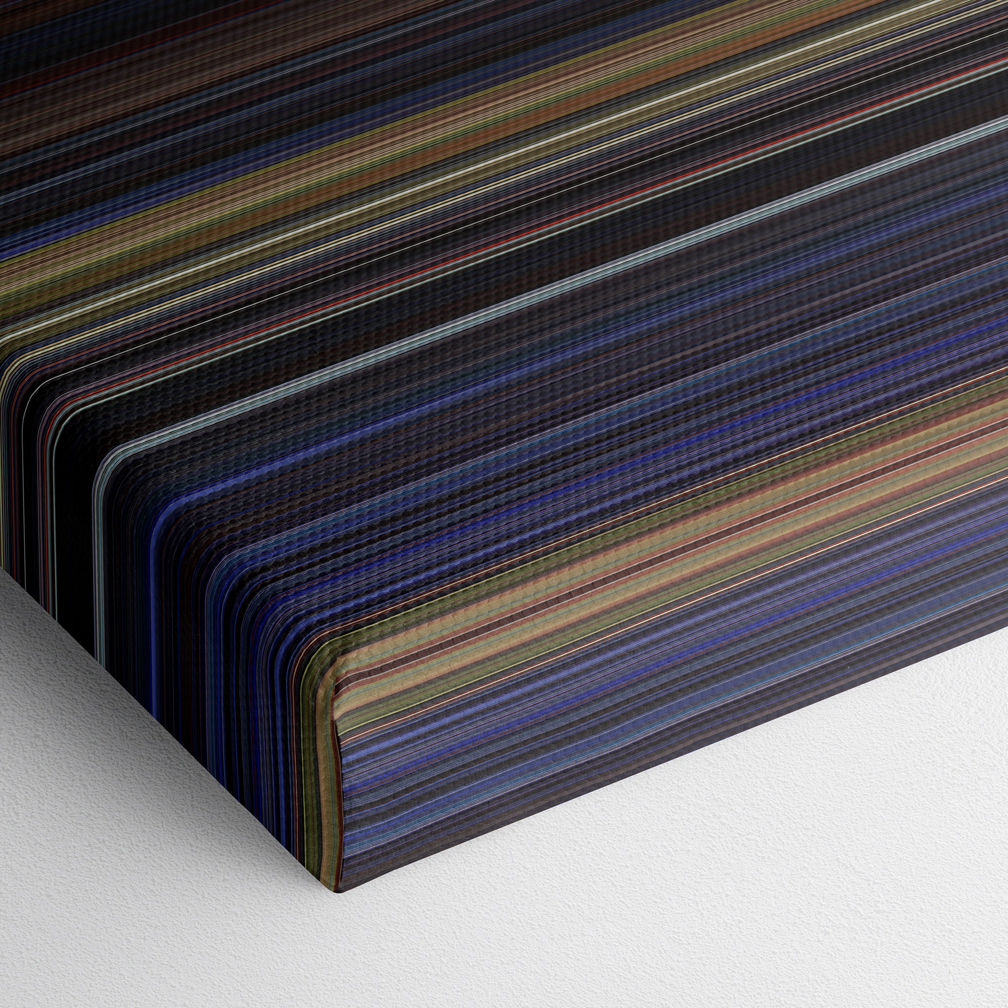 Star Trek - Insurrection (1998) CineSpectrum Color Spectrum Canvas Print - Close Up of Bottom of Print