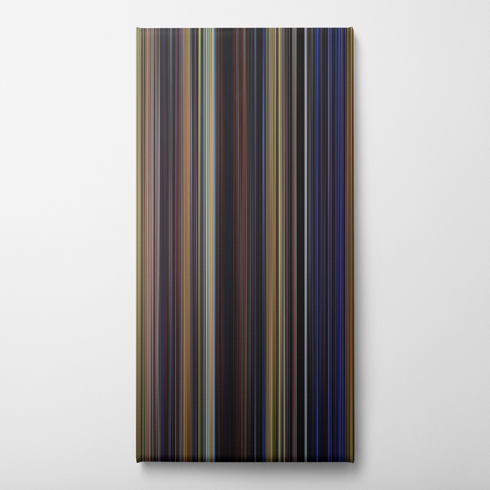 Star Trek - Insurrection (1998) CineSpectrum Color Spectrum Canvas Print - Vertical on Wall