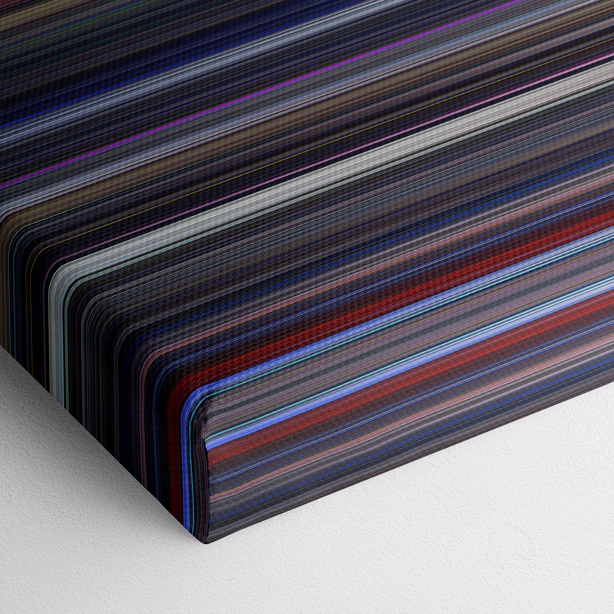 Star Trek - The Motion Picture (1979) CineSpectrum Color Spectrum Canvas Print - Close Up of Bottom of Print