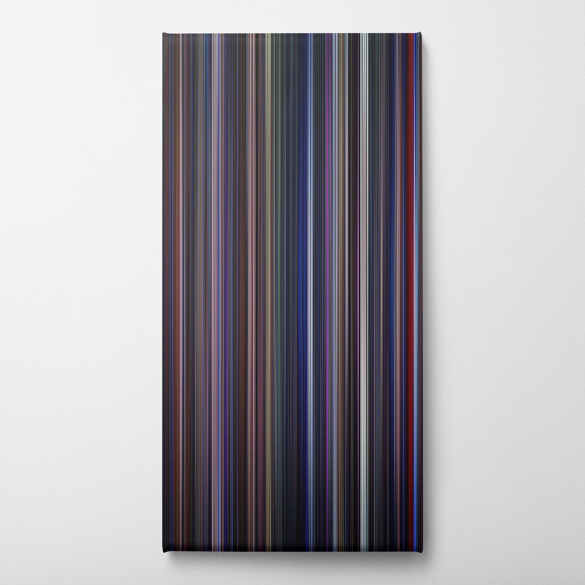 Star Trek - The Motion Picture (1979) CineSpectrum Color Spectrum Canvas Print - Vertical on Wall