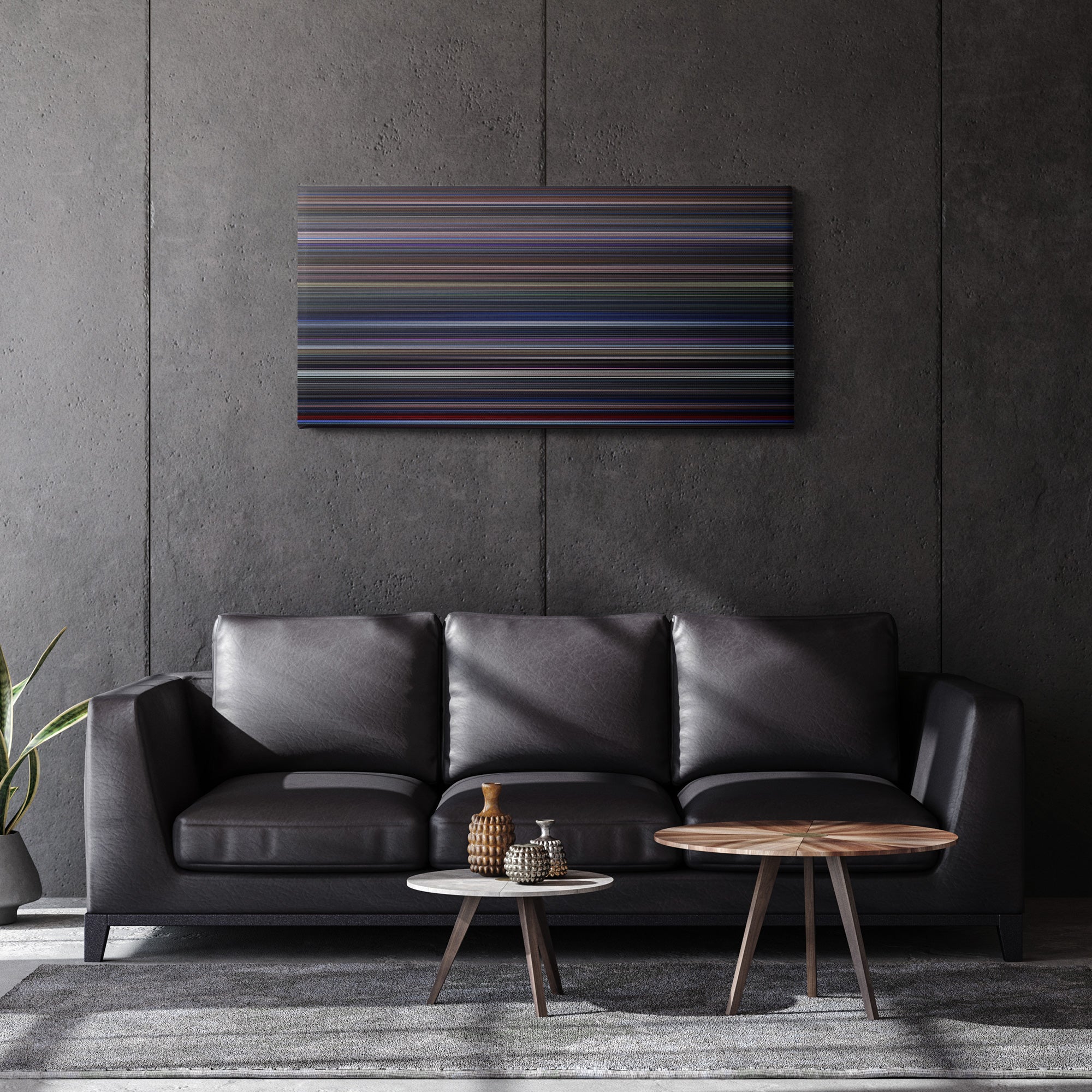 Star Trek - The Motion Picture (1979) CineSpectrum Color Spectrum Canvas Print - Hanging Horizontal on Wall in Room