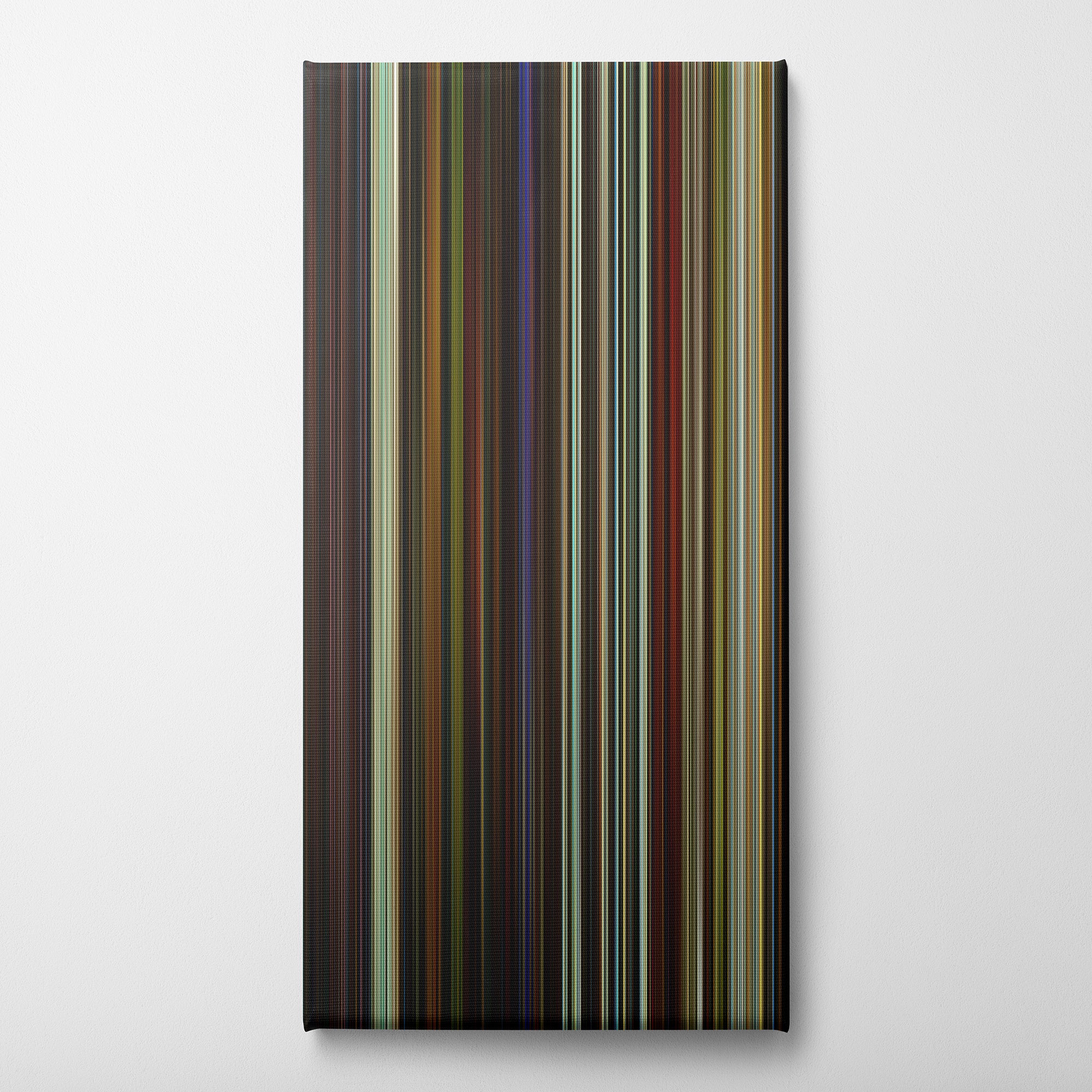 Star Trek Generations (1994) CineSpectrum Color Spectrum Canvas Print - Vertical on Wall