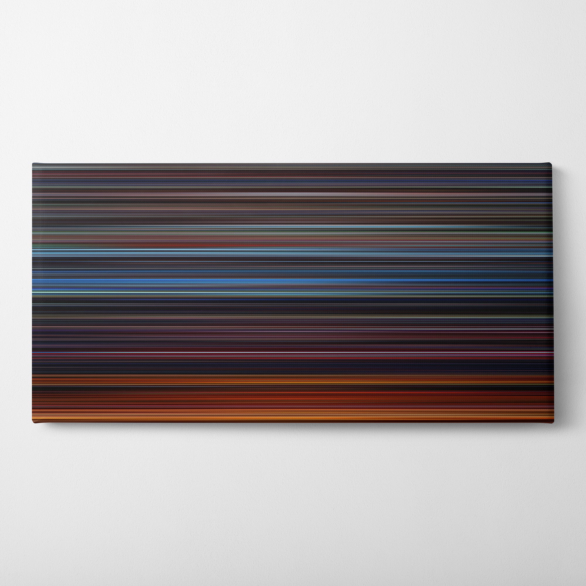 Star Trek III - The Search For Spock (1984) CineSpectrum Color Spectrum Canvas Print - Horizontal on Wall
