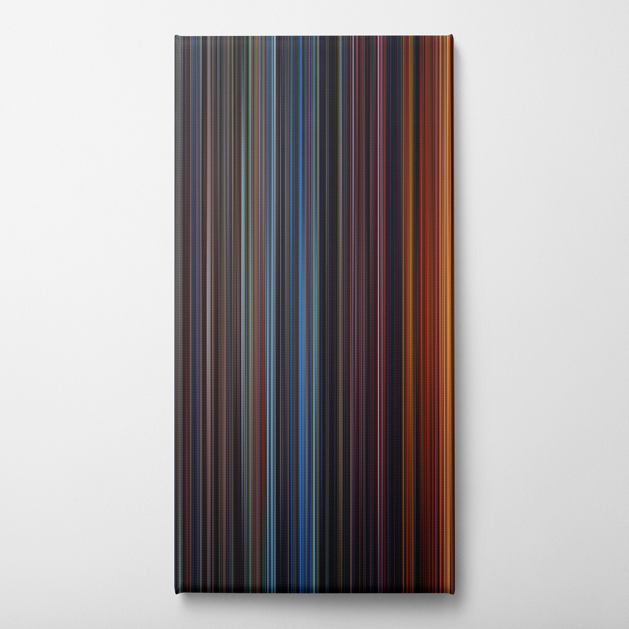 Star Trek III - The Search For Spock (1984) CineSpectrum Color Spectrum Canvas Print - Vertical on Wall