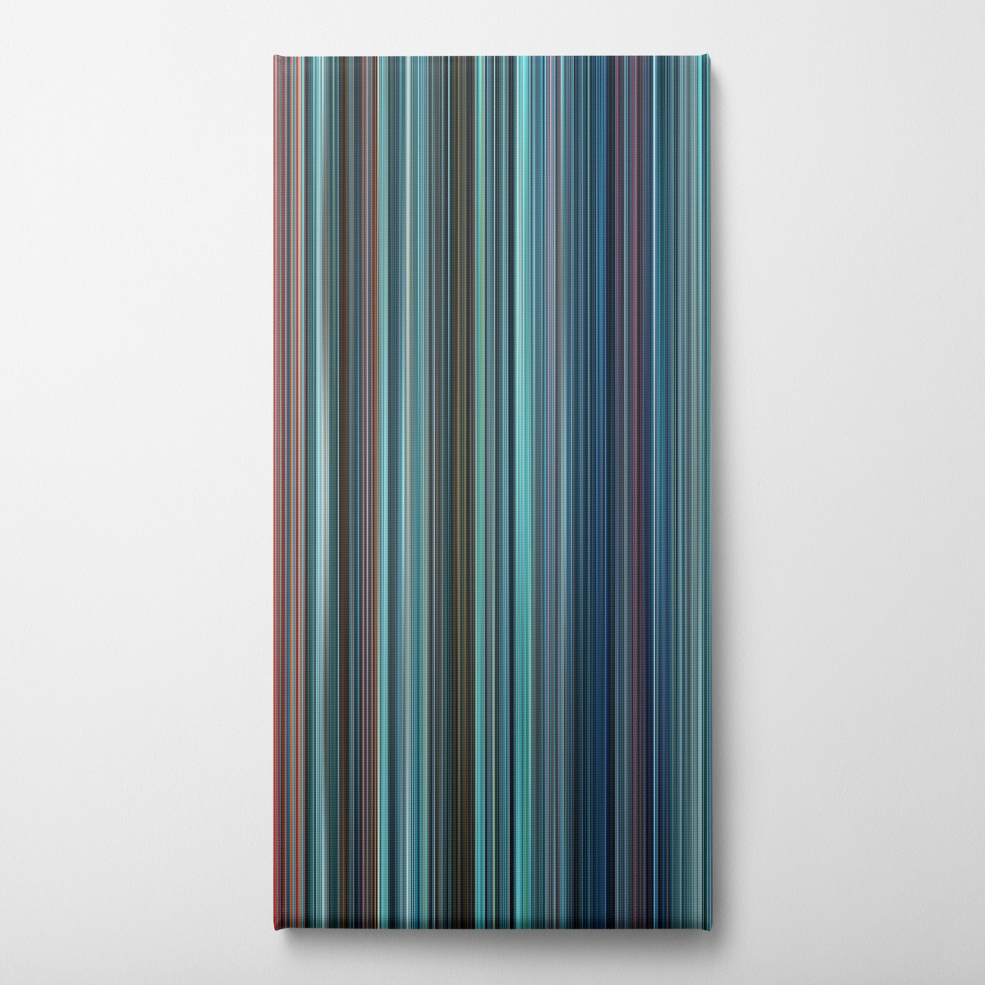 Star Trek Into Darkness (2013) CineSpectrum Color Spectrum Canvas Print - Vertical on Wall