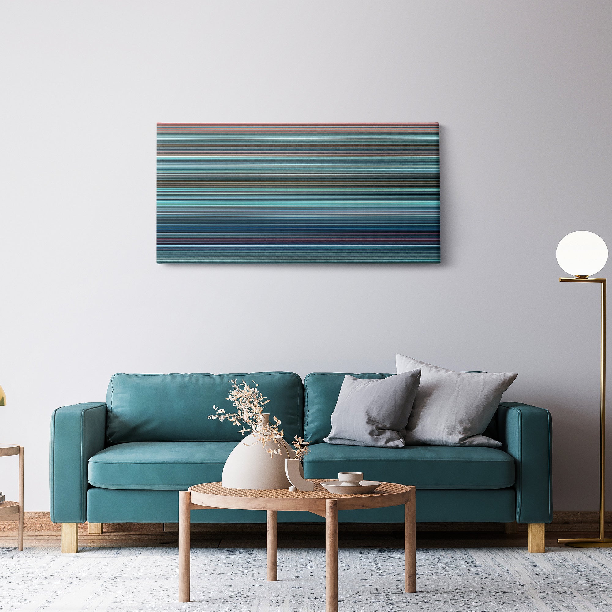 Star Trek Into Darkness (2013) CineSpectrum Color Spectrum Canvas Print - Hanging Horizontal on Wall in Room