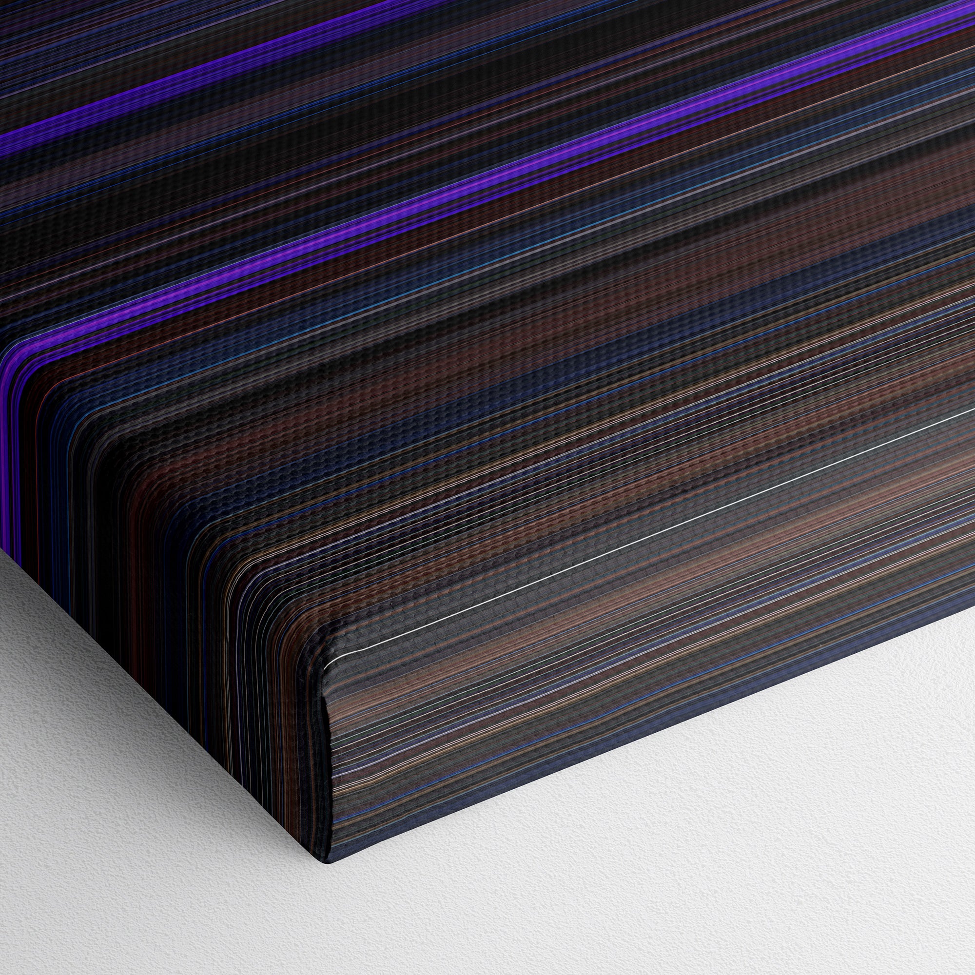 Star Trek VI - The Undiscovered Country (1991) CineSpectrum Color Spectrum Canvas Print - Close Up of Bottom of Print