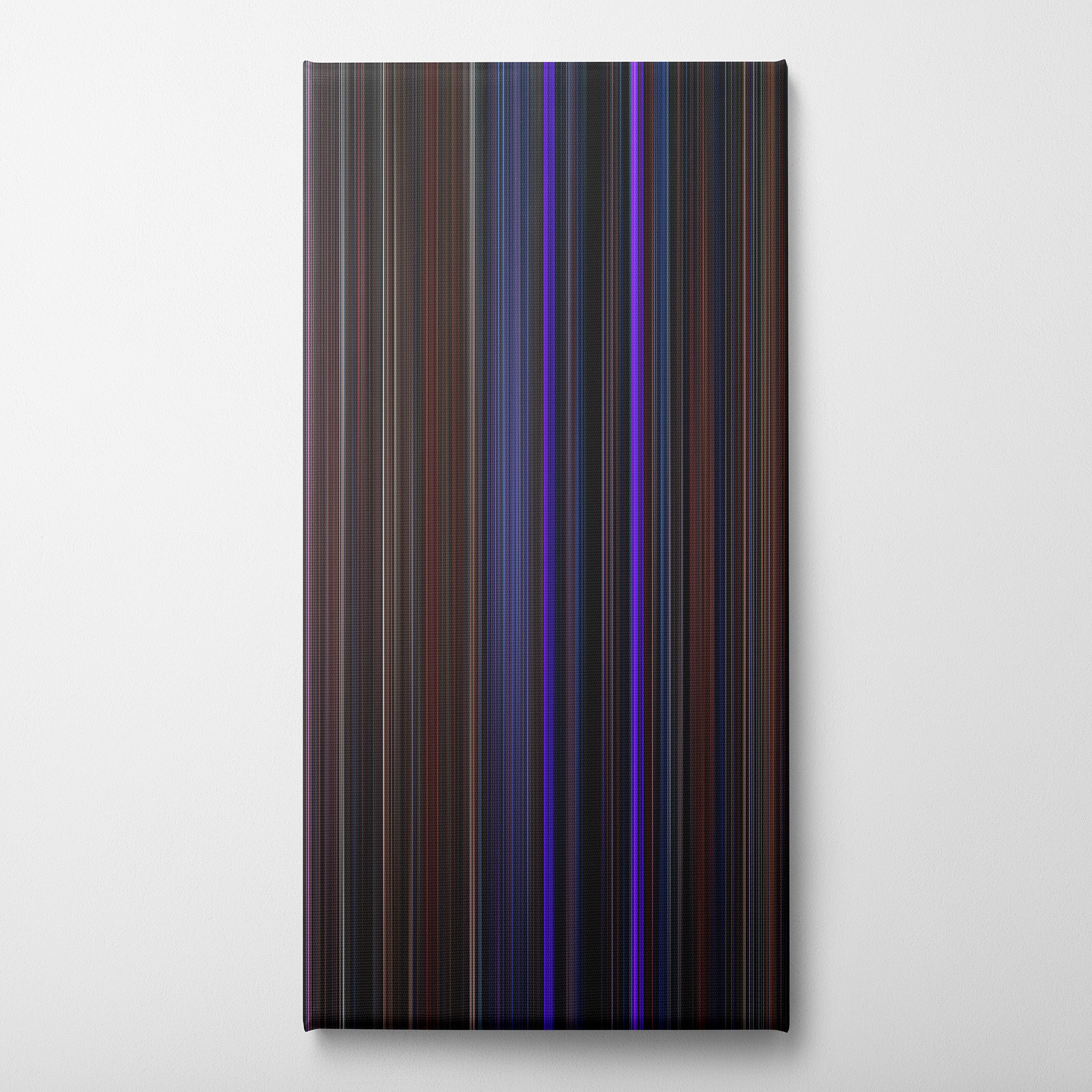 Star Trek VI - The Undiscovered Country (1991) CineSpectrum Color Spectrum Canvas Print - Vertical on Wall