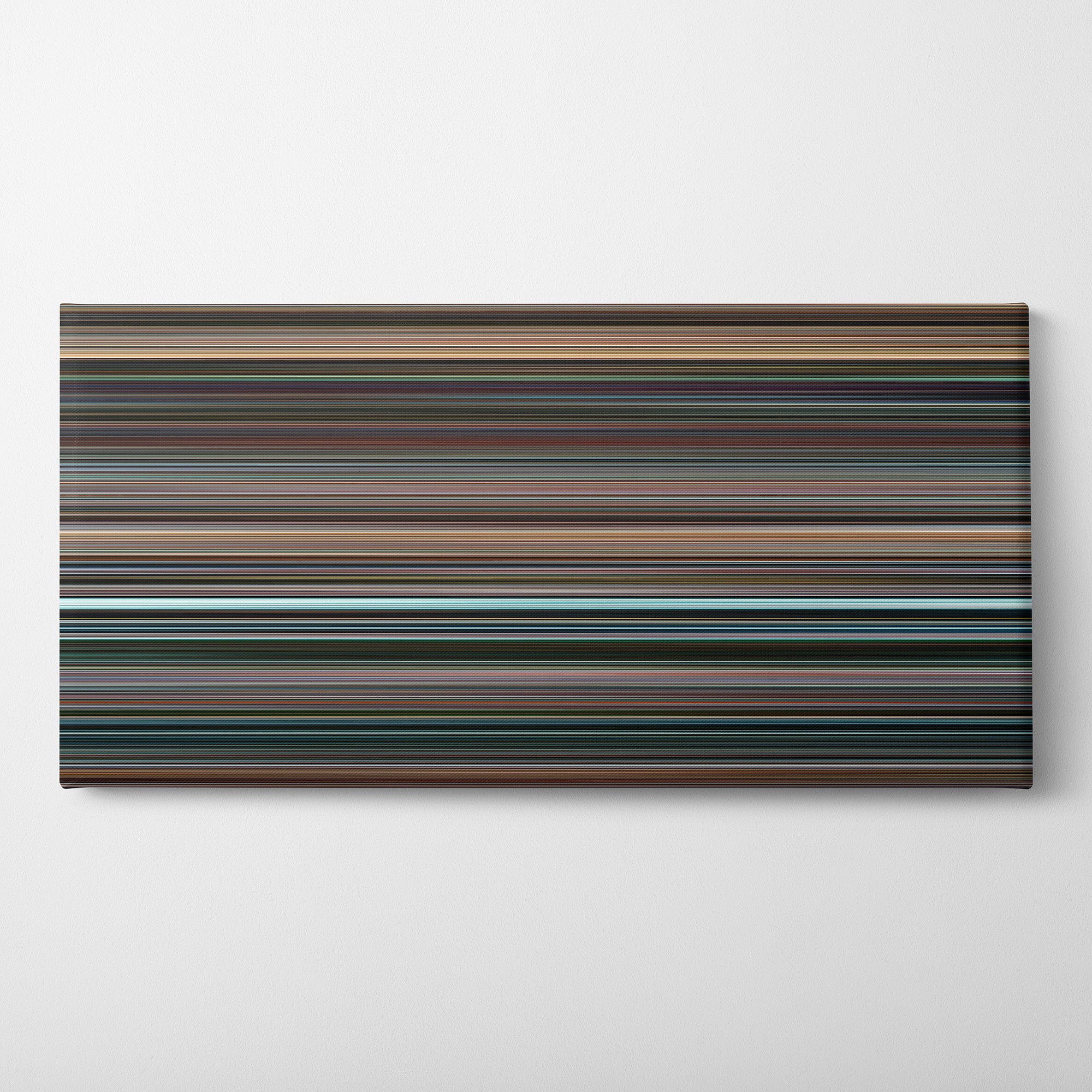 Star Trek (2009) CineSpectrum Color Spectrum Canvas Print - Horizontal on Wall