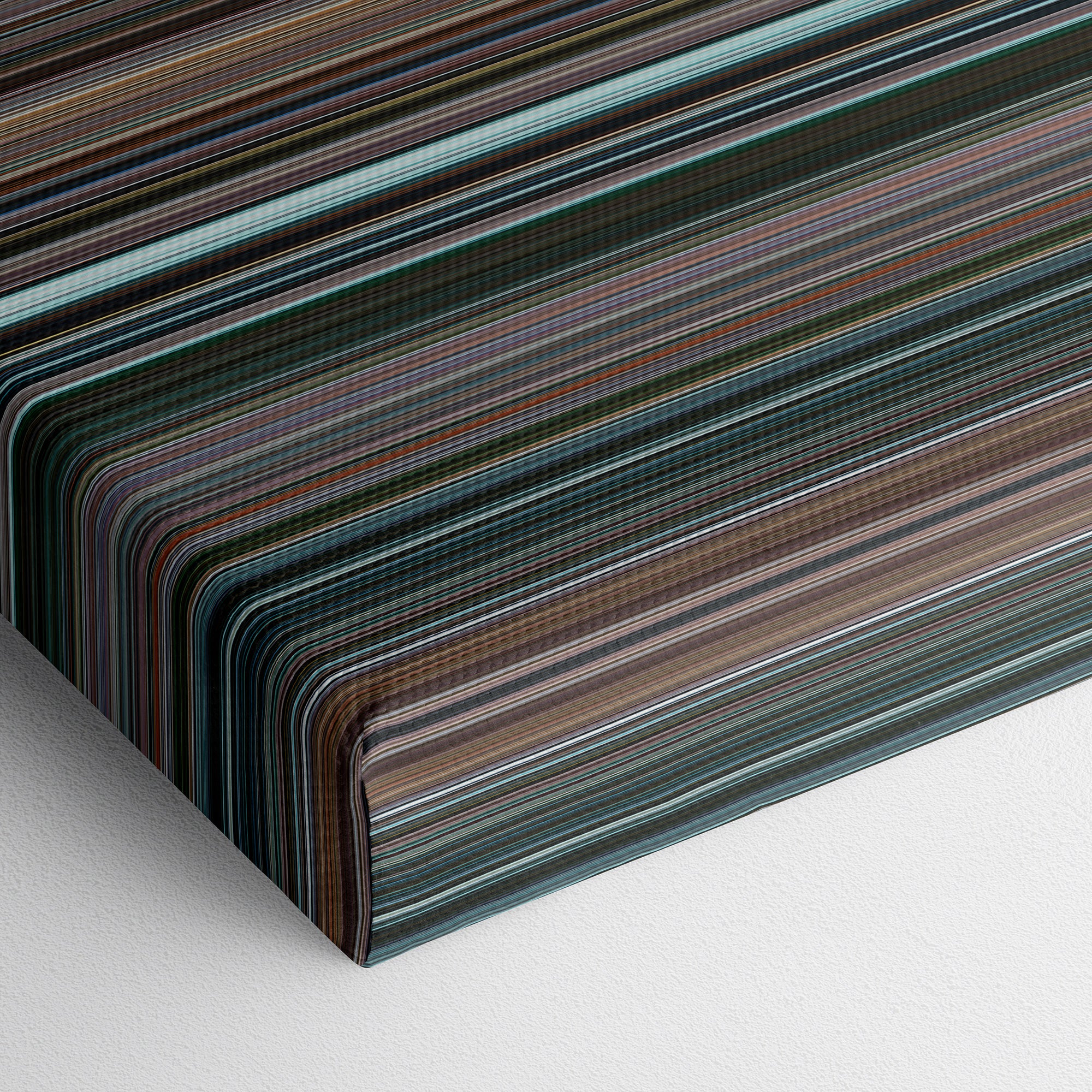 Star Trek (2009) CineSpectrum Color Spectrum Canvas Print - Close Up of Bottom of Print