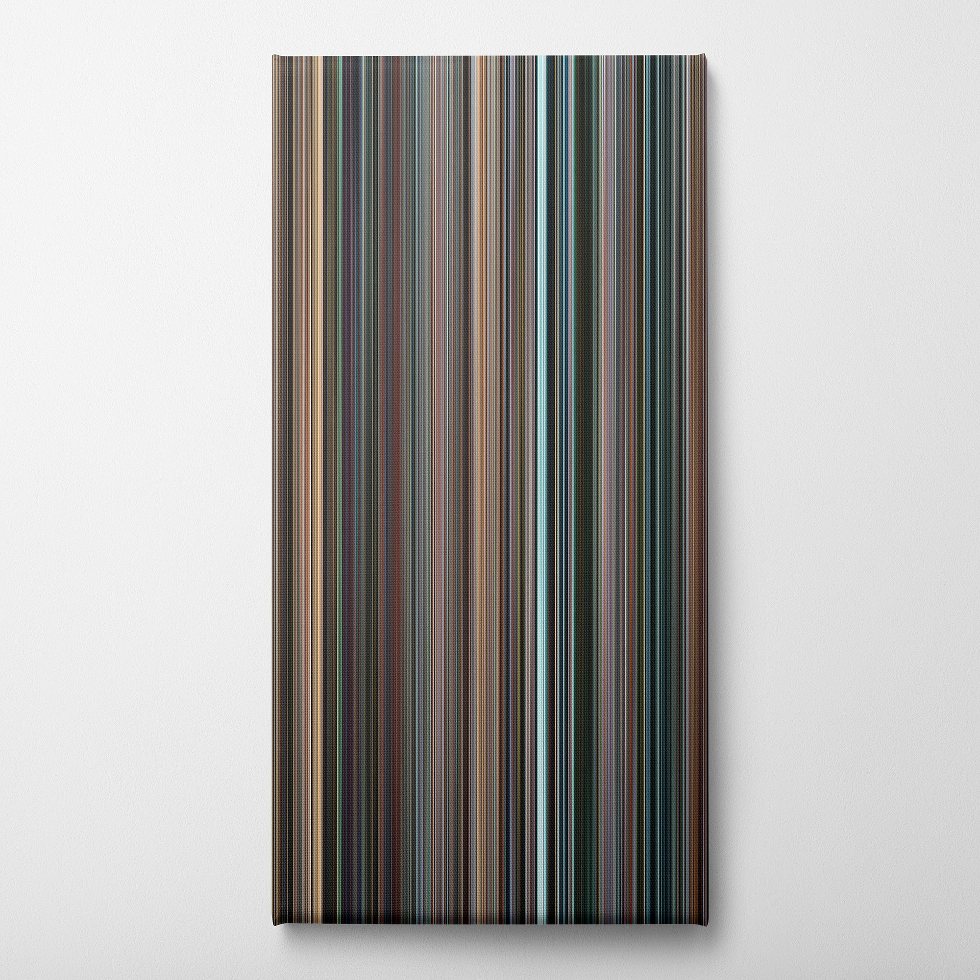 Star Trek (2009) CineSpectrum Color Spectrum Canvas Print - Vertical on Wall