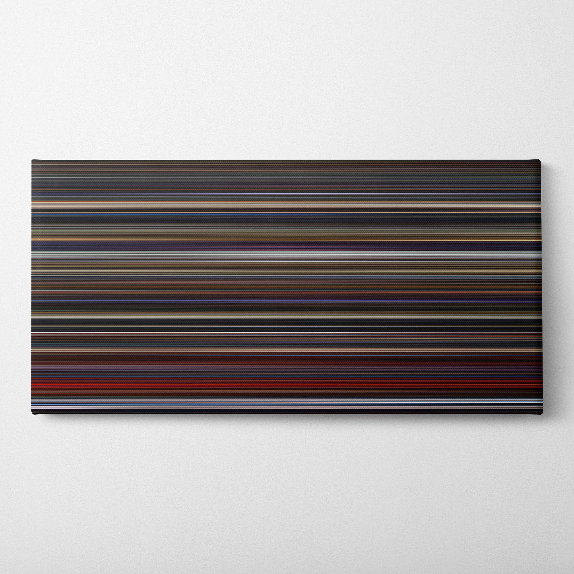 Star Wars Episode III - Revenge Of The Sith (2005) CineSpectrum Color Spectrum Canvas Print - Horizontal on Wall