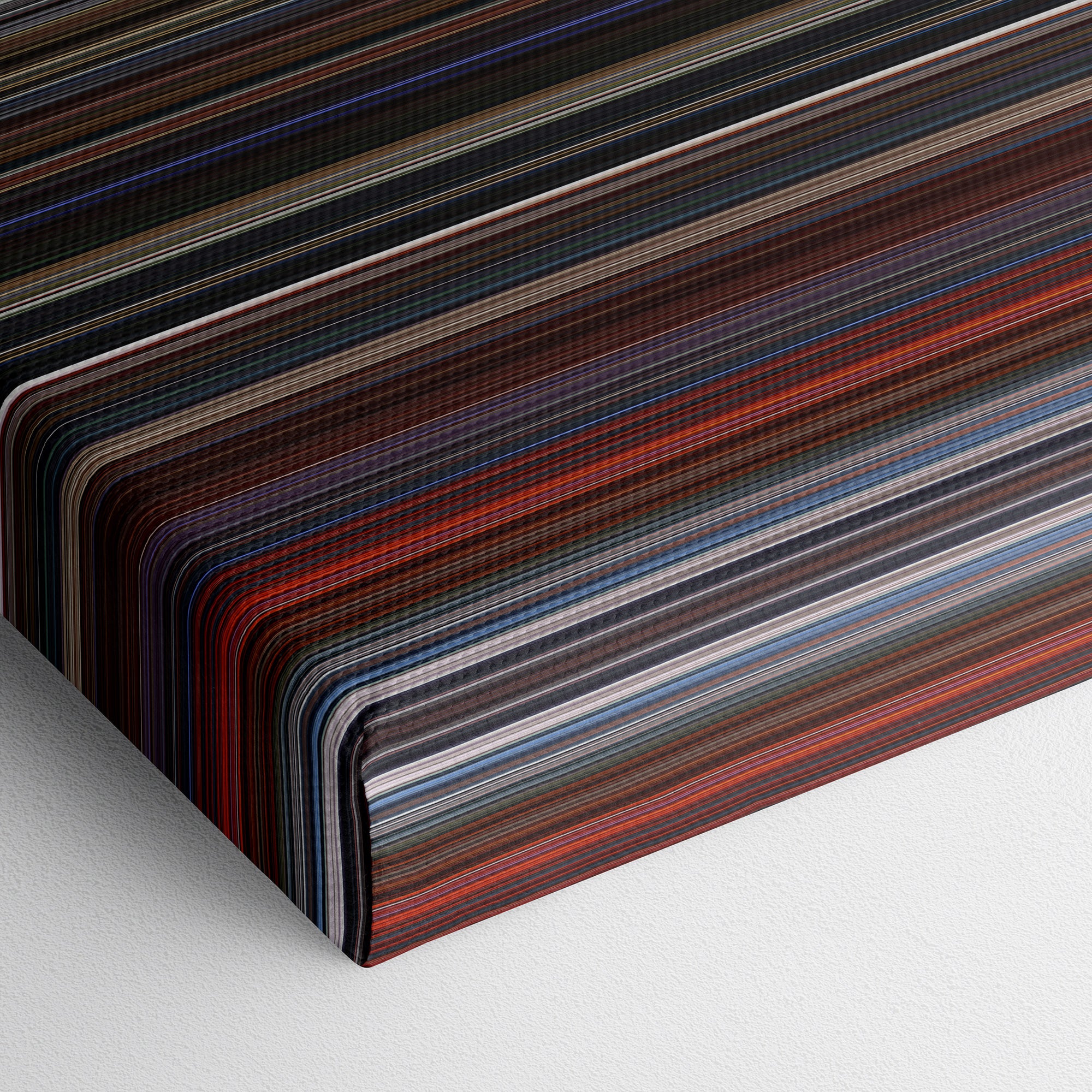 Star Wars Episode III - Revenge Of The Sith (2005) CineSpectrum Color Spectrum Canvas Print - Close Up of Bottom of Print