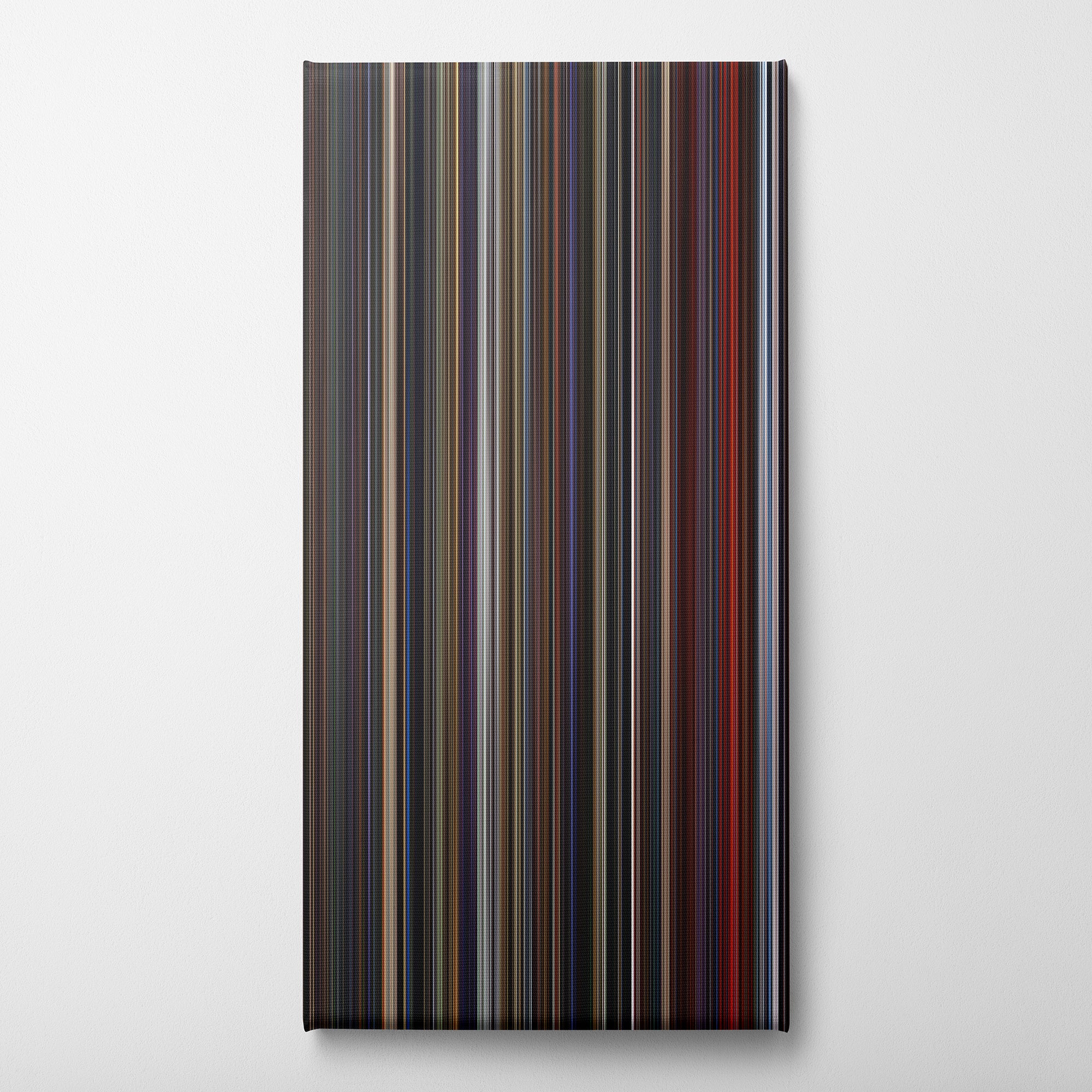 Star Wars Episode III - Revenge Of The Sith (2005) CineSpectrum Color Spectrum Canvas Print - Vertical on Wall