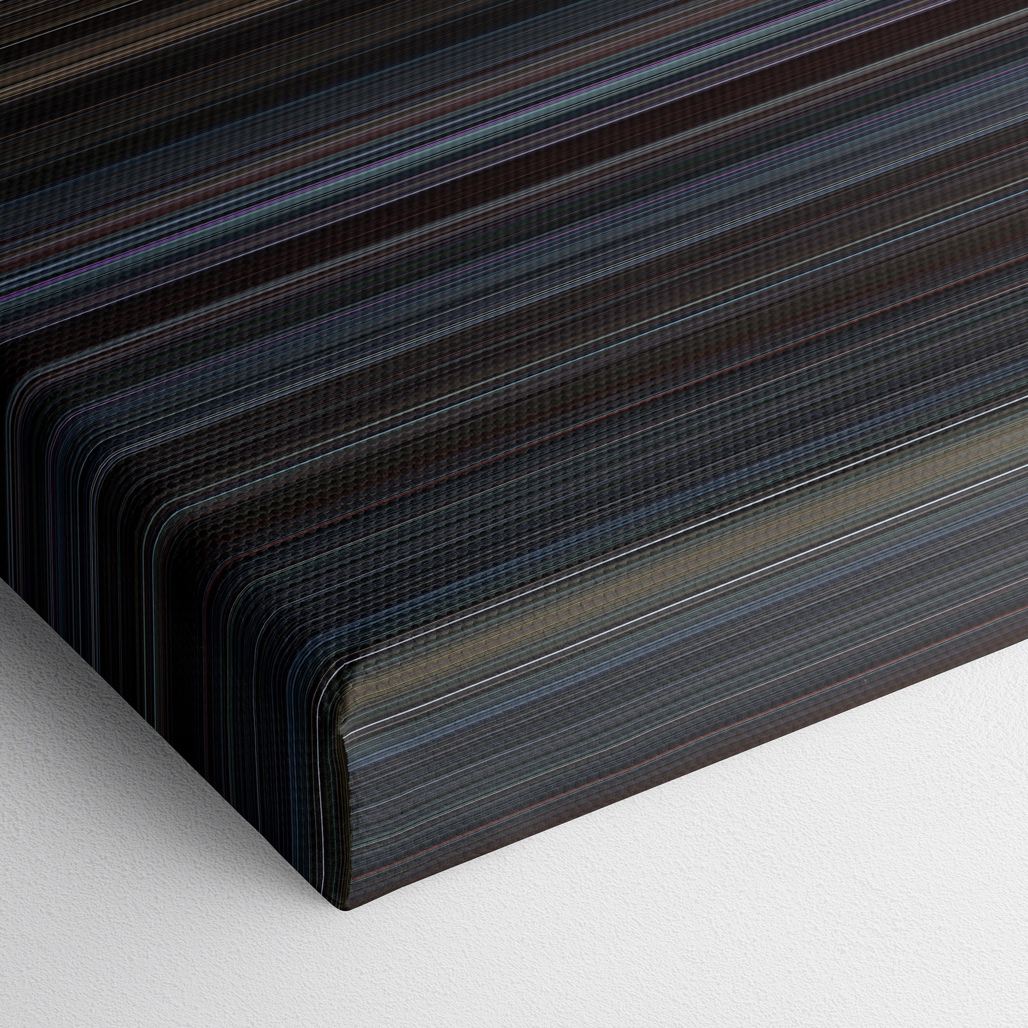 Star Wars Episode IV - A New Hope (1977) CineSpectrum Color Spectrum Canvas Print - Close Up of Bottom of Print