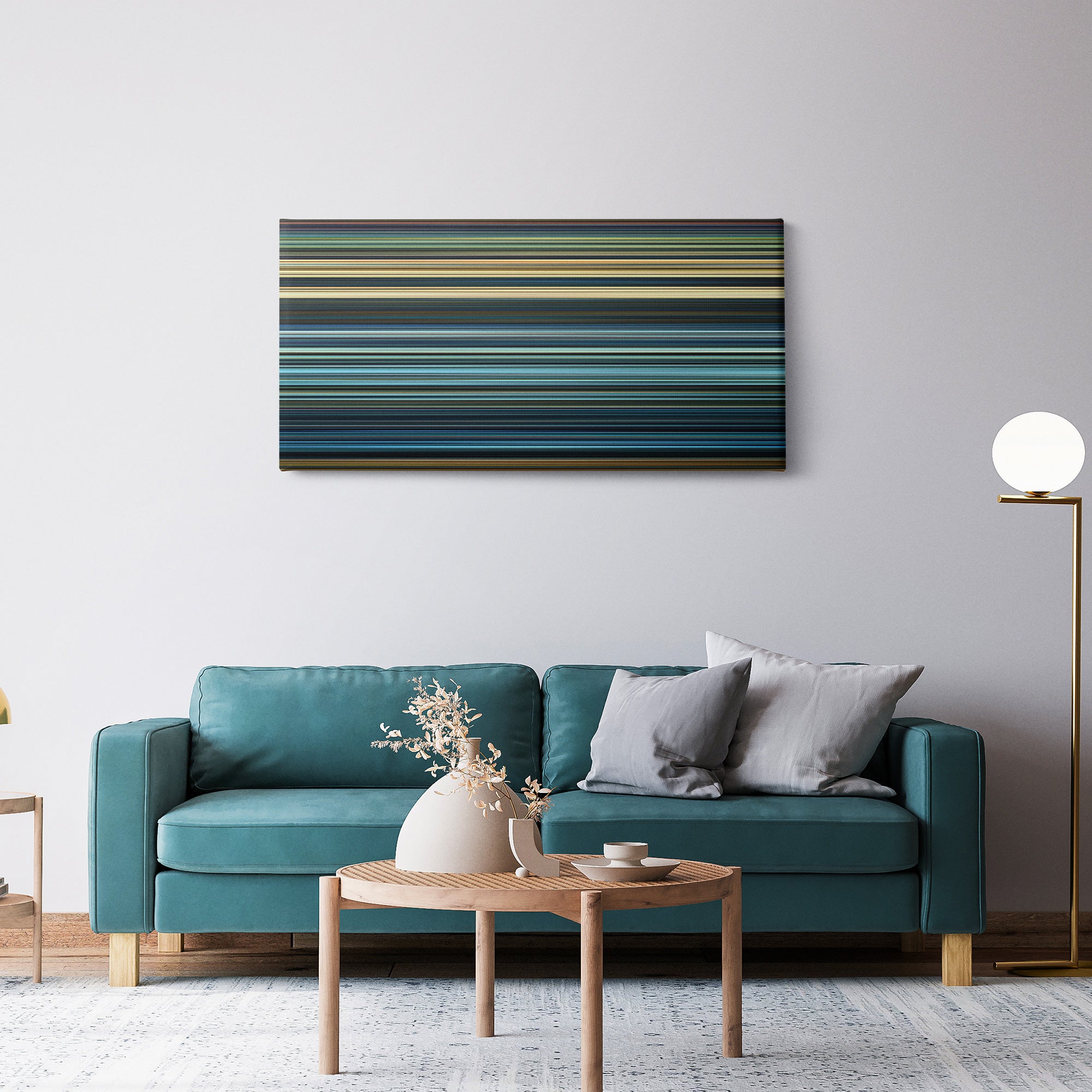 Star Wars Episode IX - The Rise Of Skywalker (2019) CineSpectrum Color Spectrum Canvas Print - Hanging Horizontal on Wall in Room