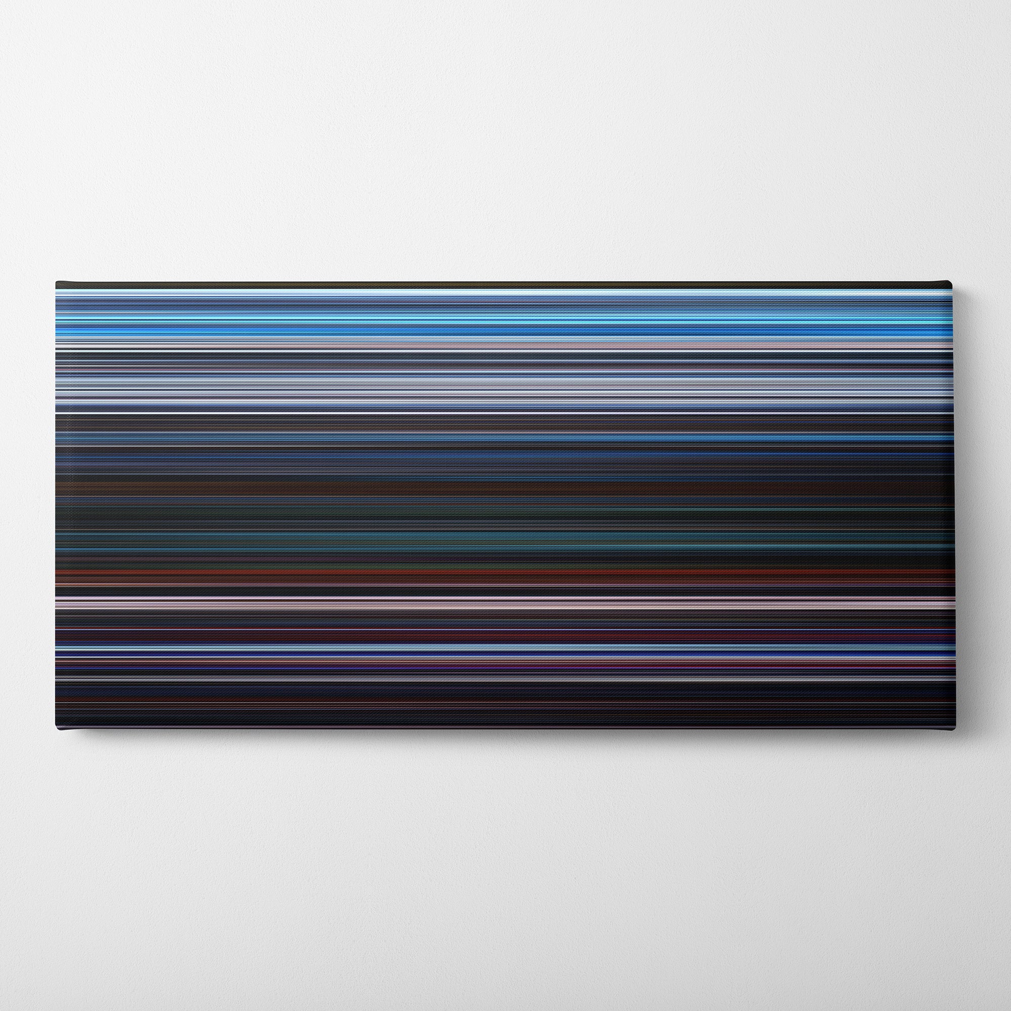 Star Wars Episode V - The Empire Strikes Back (1980) CineSpectrum Color Spectrum Canvas Print - Horizontal on Wall