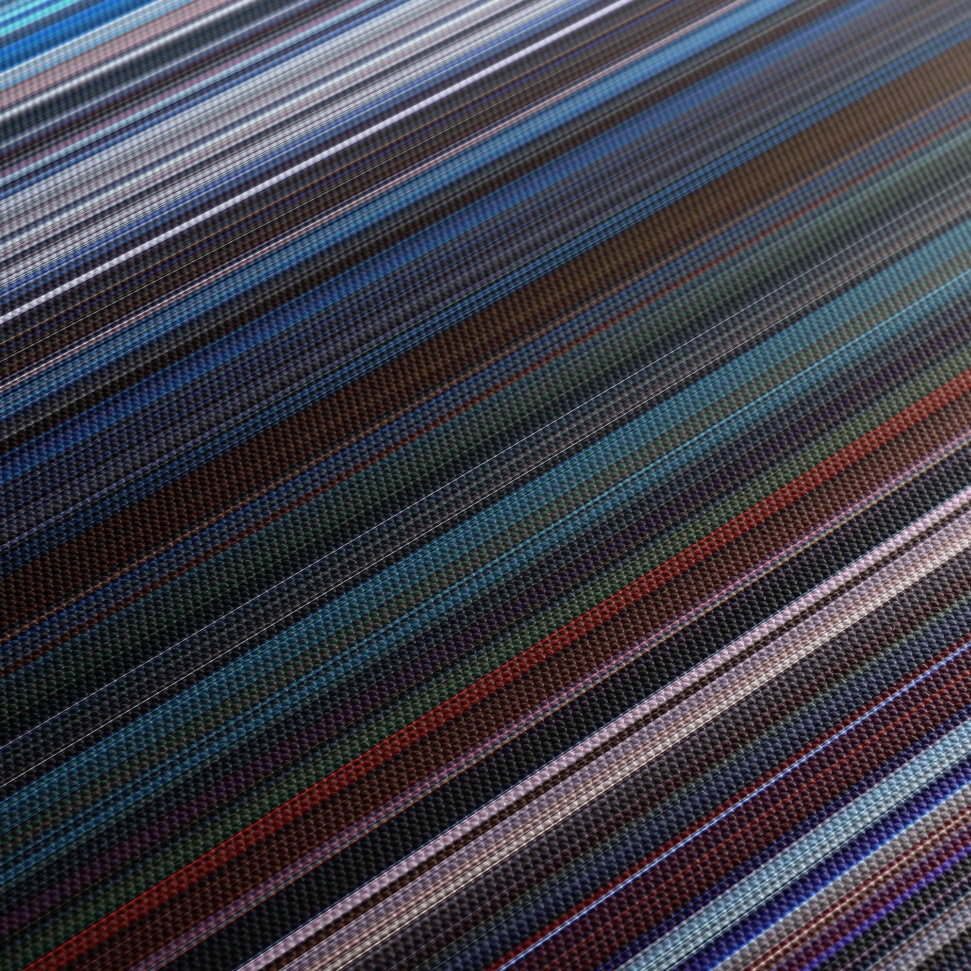 Star Wars Episode V - The Empire Strikes Back (1980) CineSpectrum Color Spectrum Canvas Print - Close Up of Middle of Print