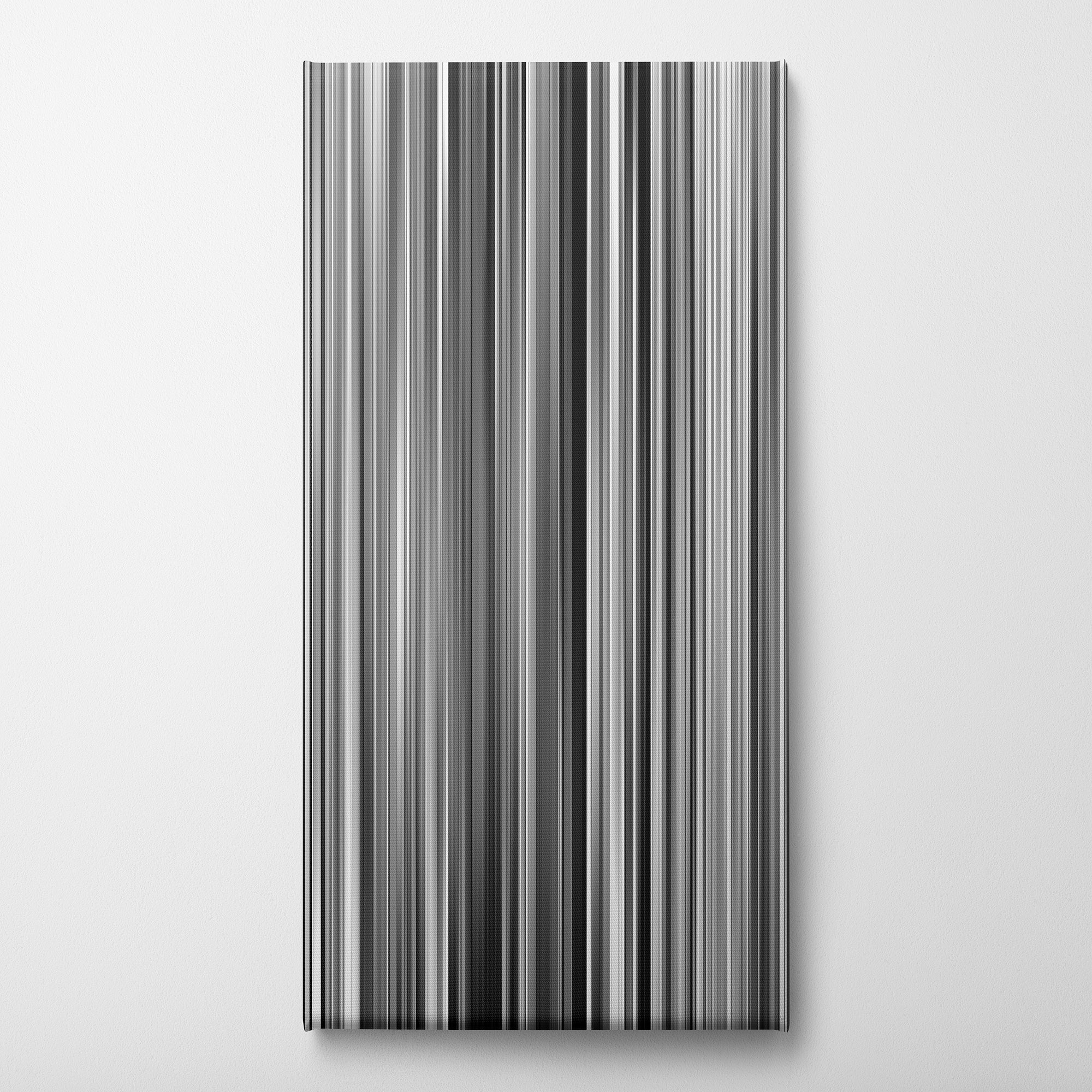 Stranger Than Paradise (1984) CineSpectrum Color Spectrum Canvas Print - Vertical on Wall