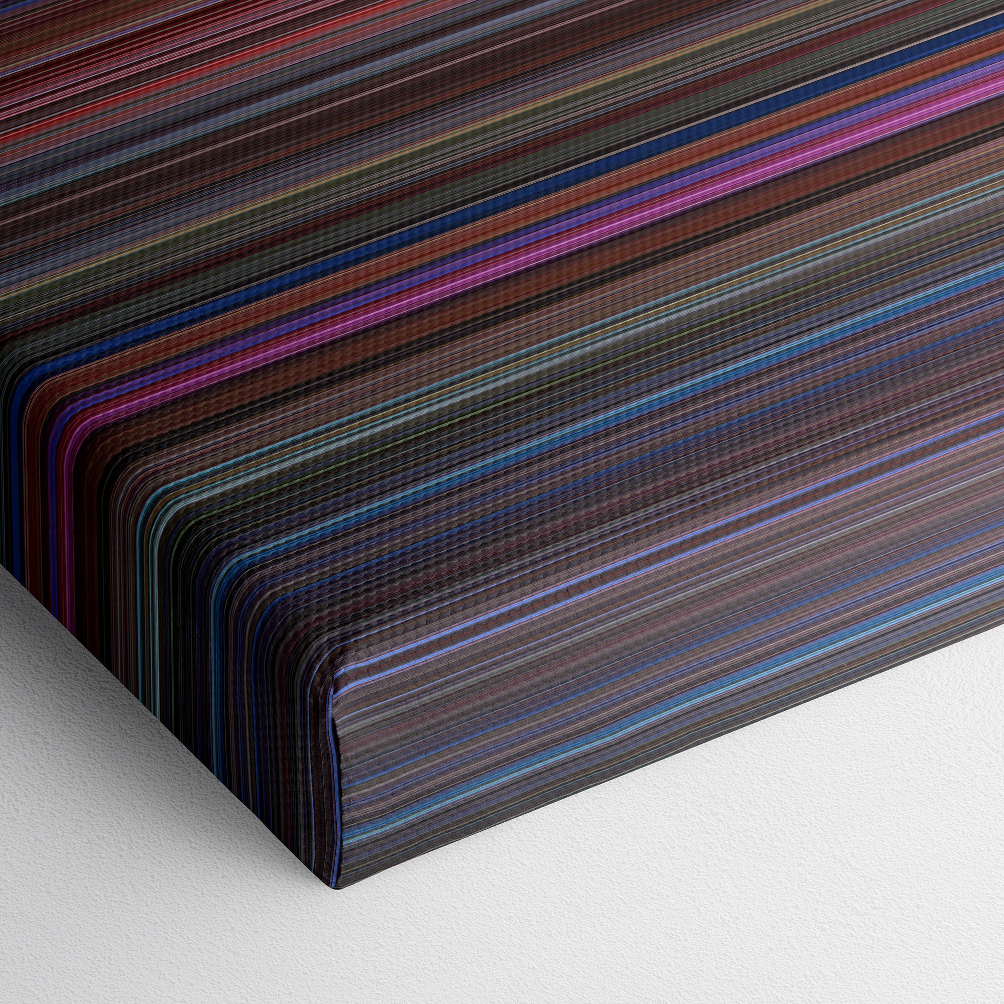 Strictly Ballroom (1992) CineSpectrum Color Spectrum Canvas Print - Close Up of Bottom of Print