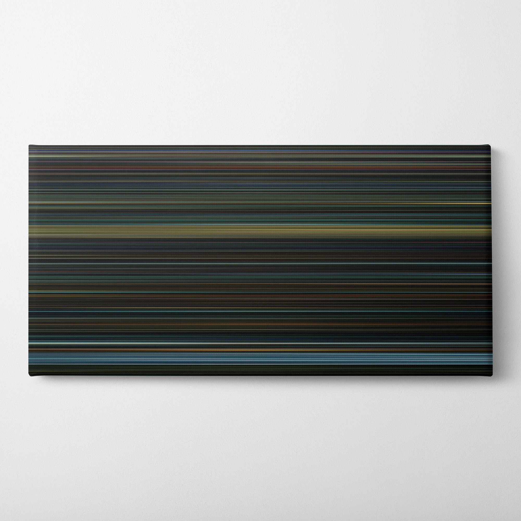 Suicide Squad (2016) CineSpectrum Color Spectrum Canvas Print - Horizontal on Wall