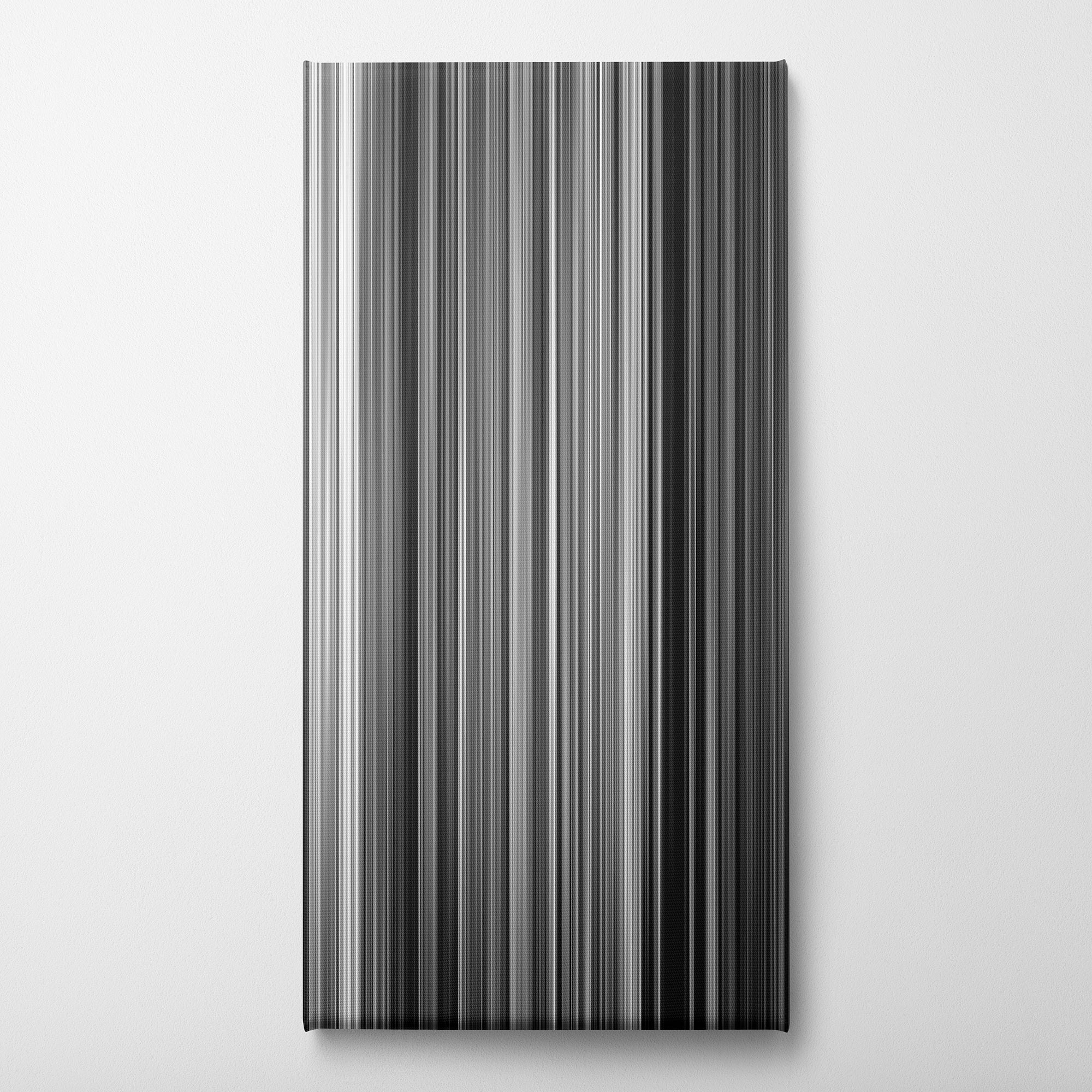 Sunset Blvd. (1950) CineSpectrum Color Spectrum Canvas Print - Vertical on Wall