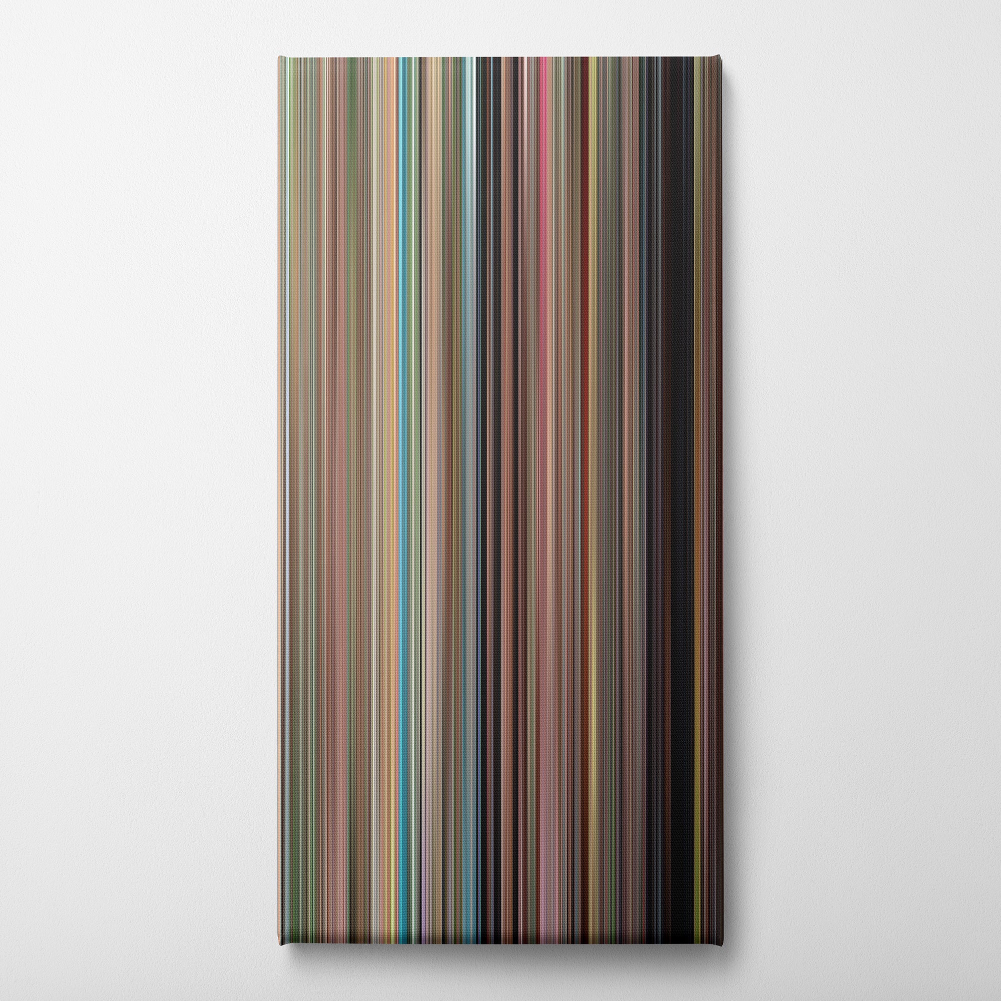 Super Troopers (2001) CineSpectrum Color Spectrum Canvas Print - Vertical on Wall