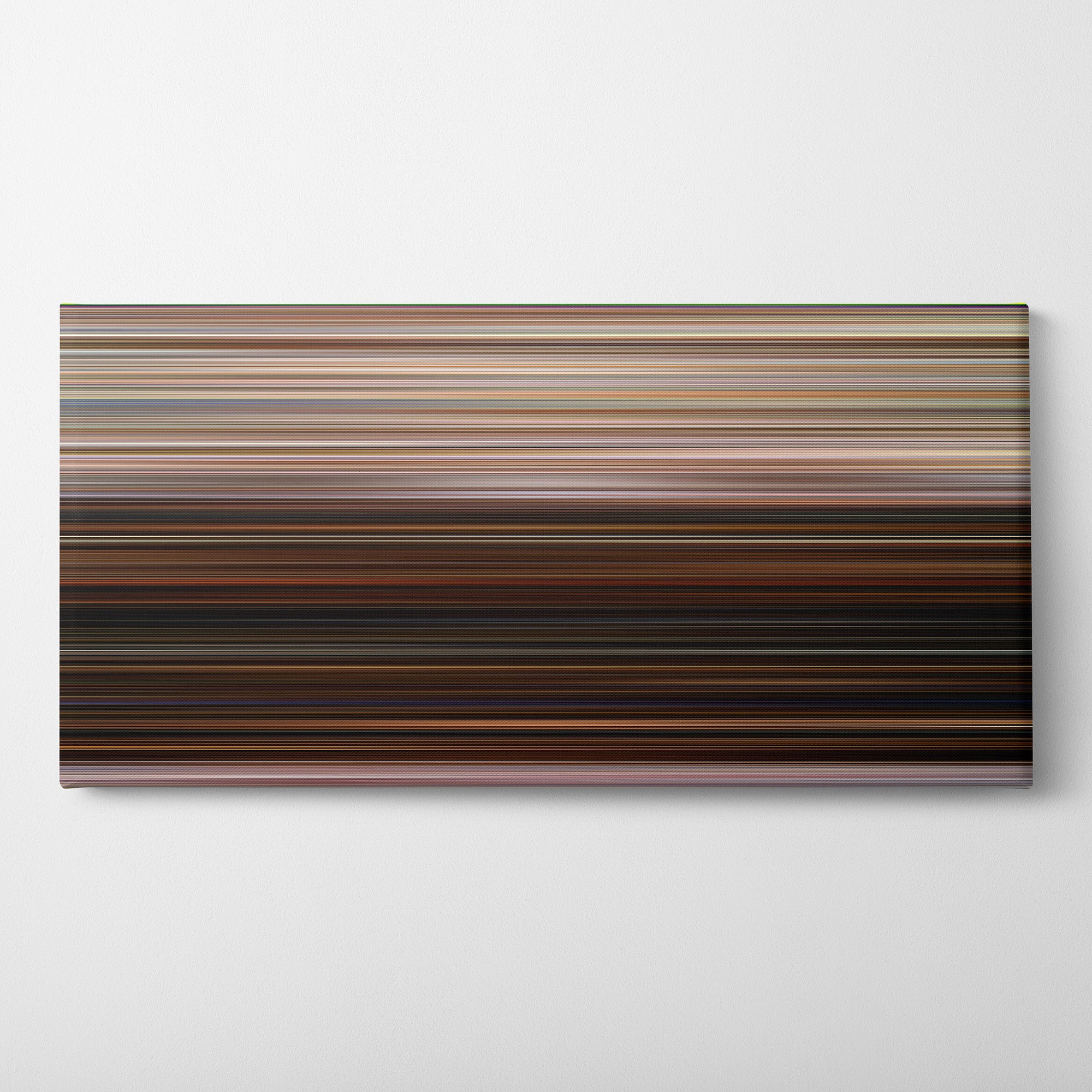 Superbad (2007) CineSpectrum Color Spectrum Canvas Print - Horizontal on Wall