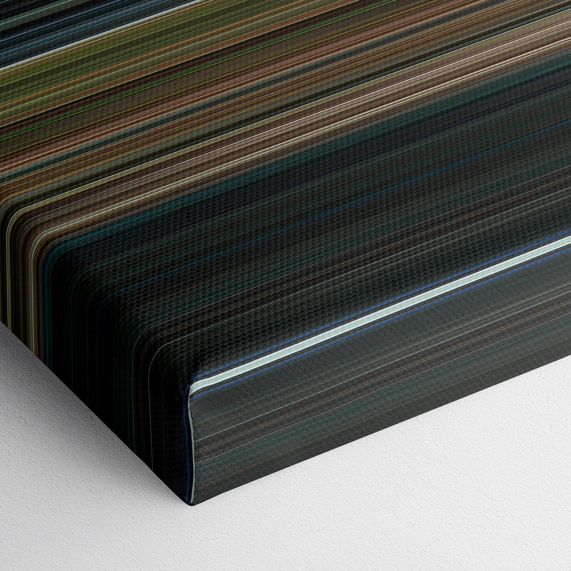 Survival Of The Dead (2009) CineSpectrum Color Spectrum Canvas Print - Close Up of Bottom of Print