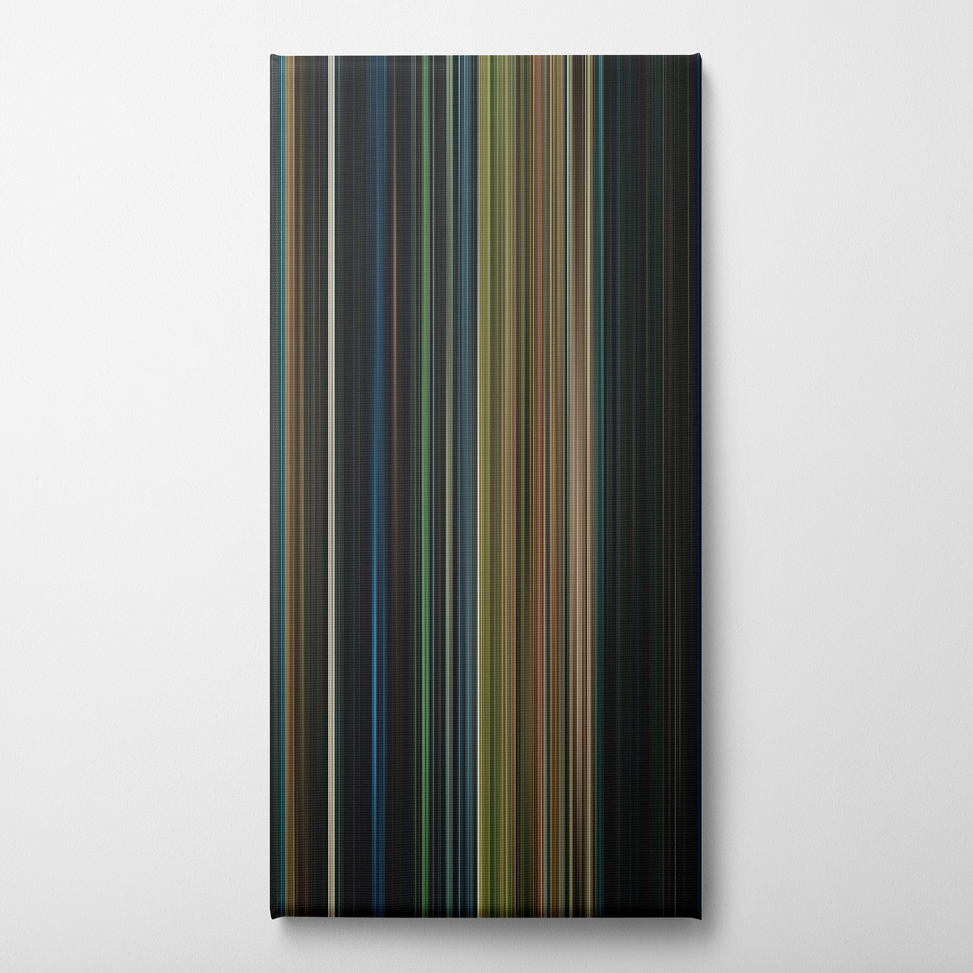 Survival Of The Dead (2009) CineSpectrum Color Spectrum Canvas Print - Vertical on Wall