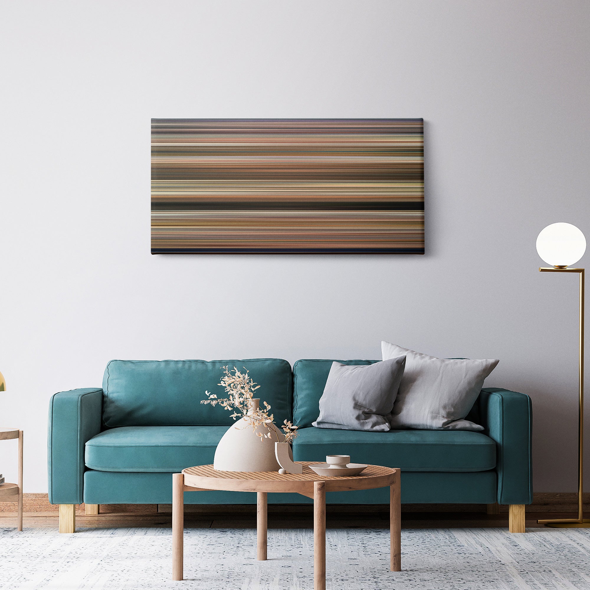 Sweet Home Alabama (2002) CineSpectrum Color Spectrum Canvas Print - Hanging Horizontal on Wall in Room