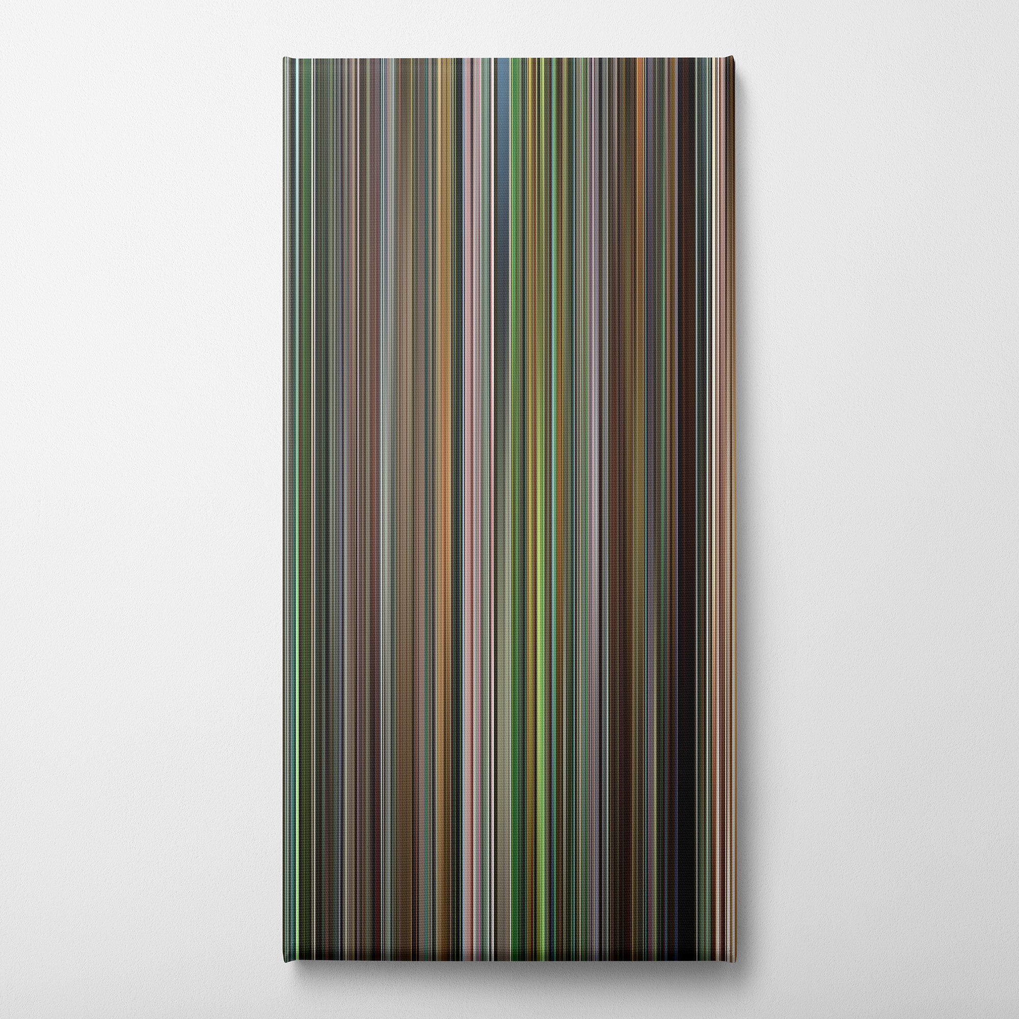 Sympathy For Mr. Vengeance (2002) CineSpectrum Color Spectrum Canvas Print - Vertical on Wall