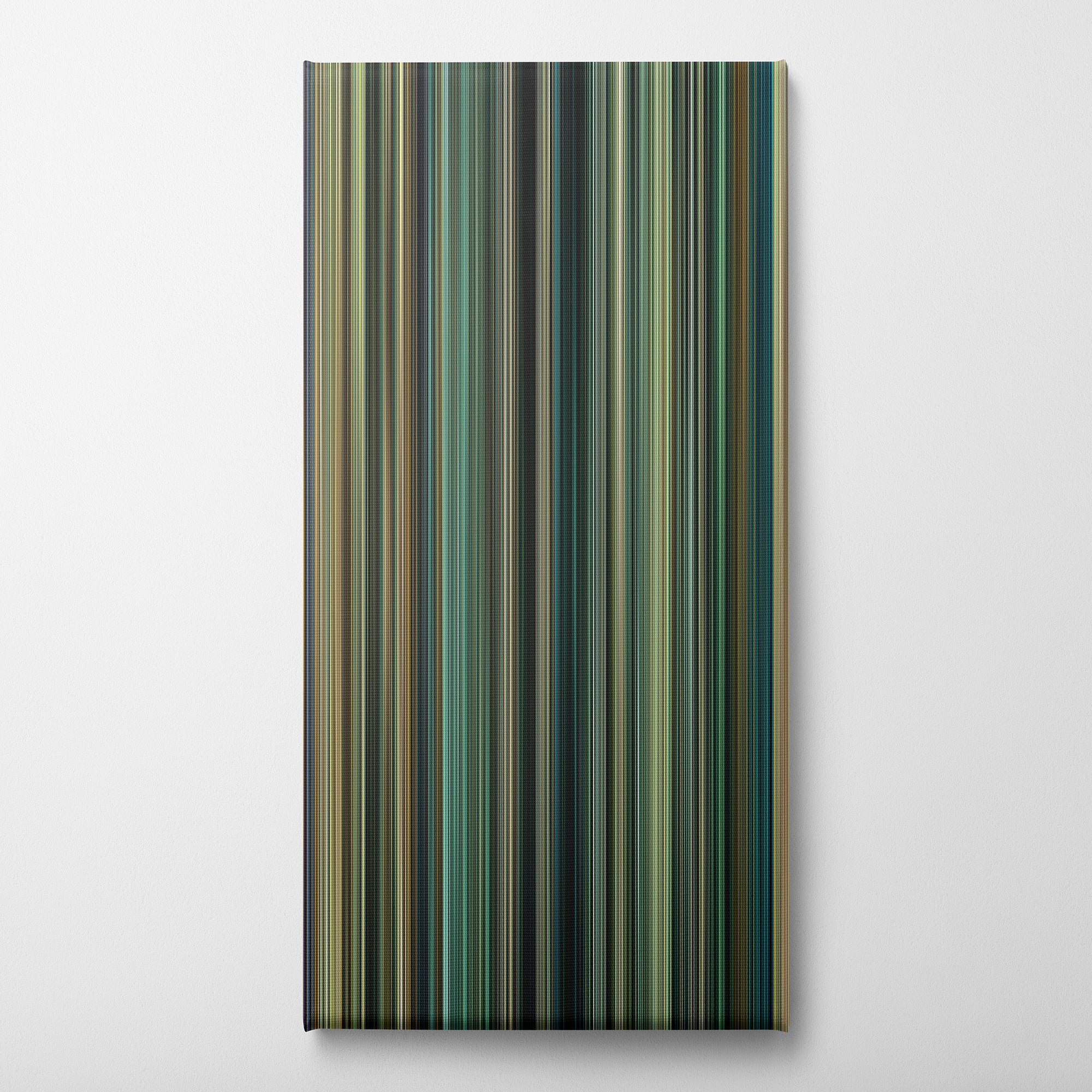 Taken 2 (2012) CineSpectrum Color Spectrum Canvas Print - Vertical on Wall